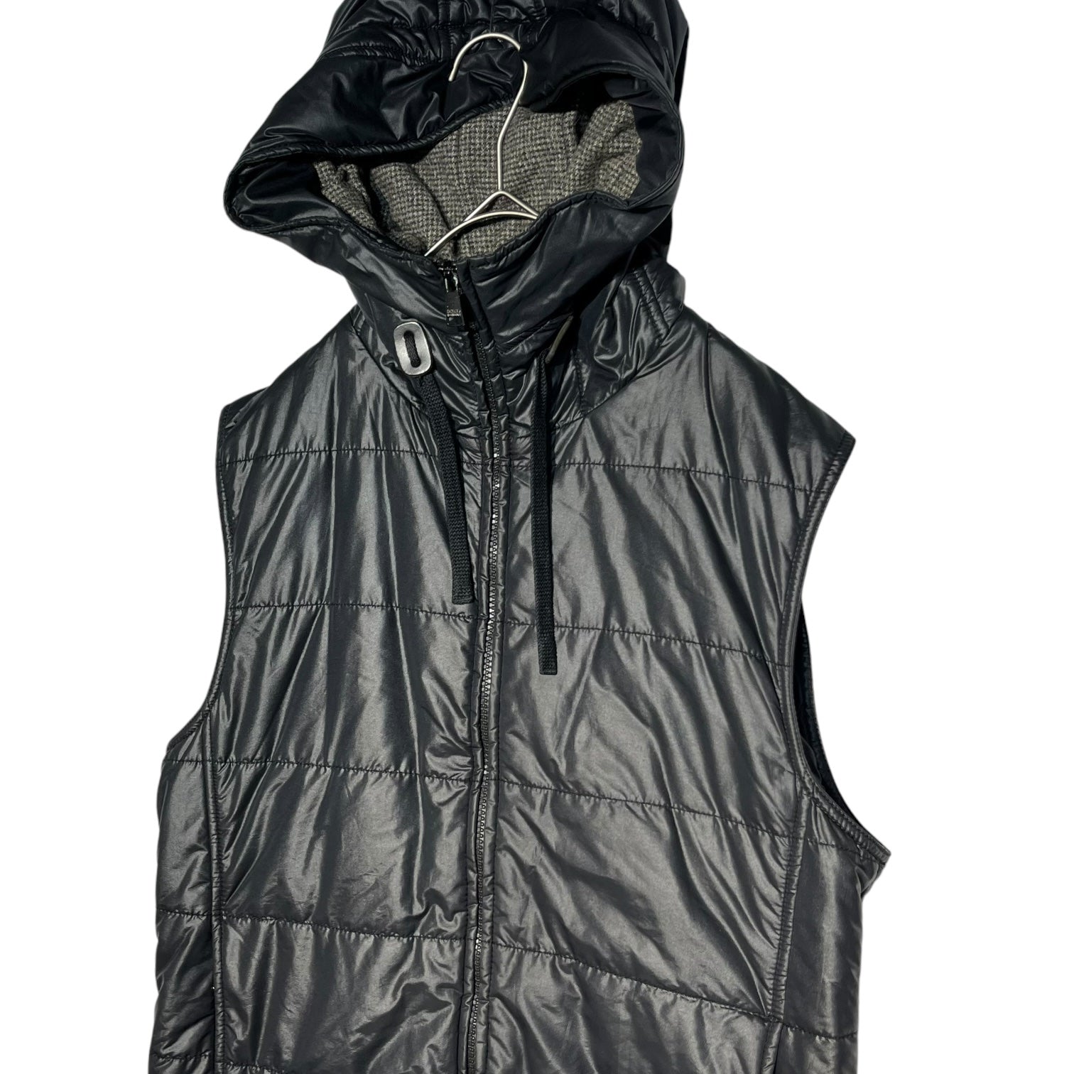 DOLCE&GABBANA(ドルチェ&ガッバーナドルガバ) Hooded padded vest フーデッド 中綿 ベスト G9R56T/G9P09 46 ブラック