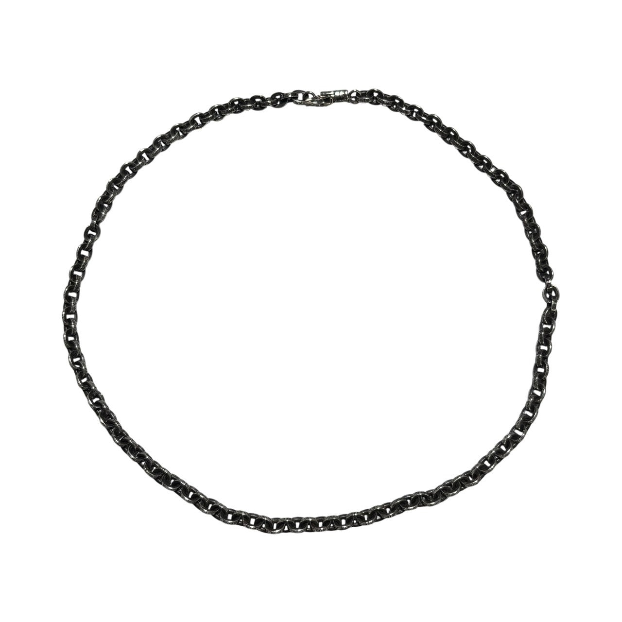 CHROME HEARTS(クロムハーツ) Paper Chain Necklace 18 in ペーパー チェーン ネックレス 18インチ 18 inch(約45cm) シルバー 革袋付