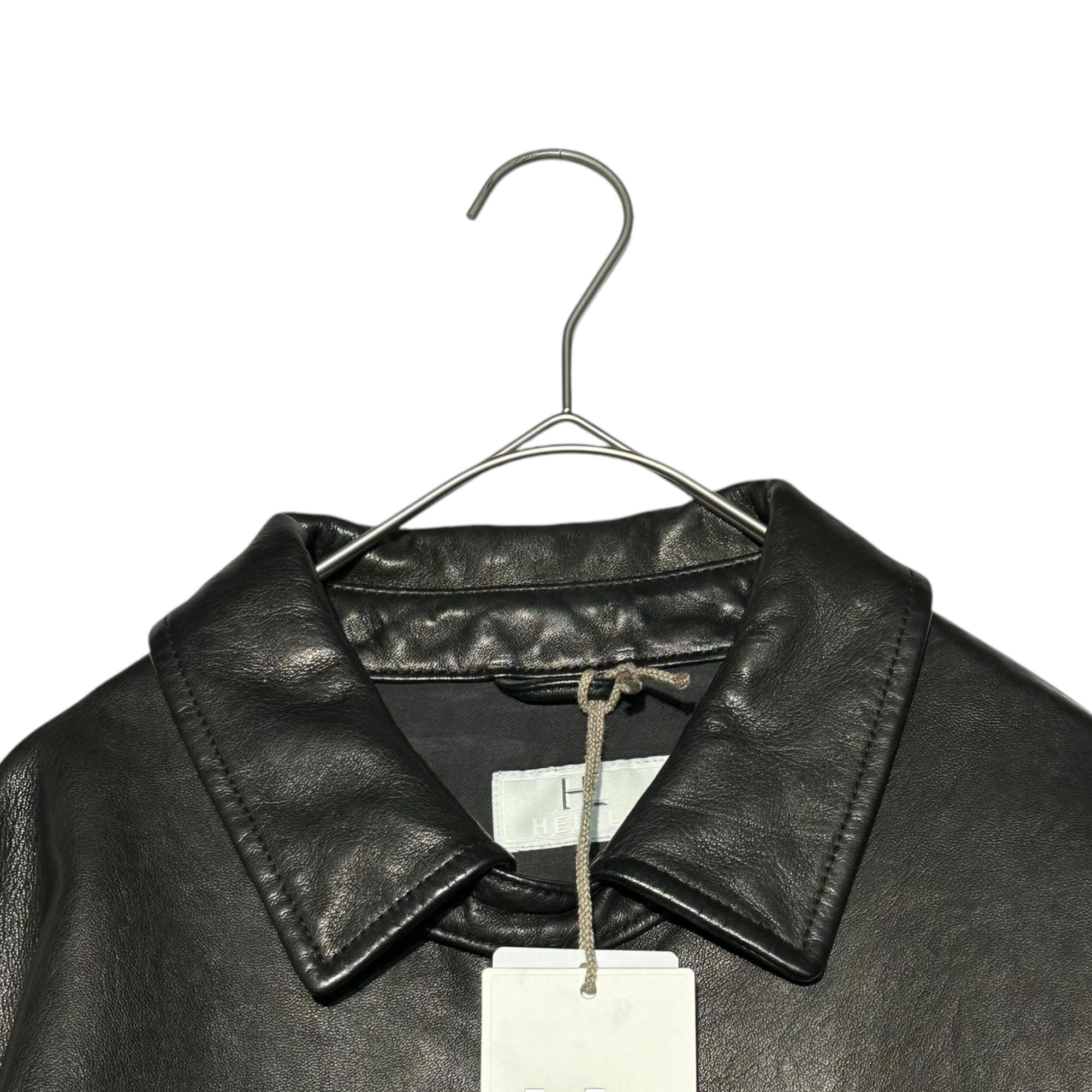 HERILL(ヘリル) 23AW Lambleather Jacket ラム レザー ジャケット 23-011-HL-8020-3 1 ブラック 参考定価143,000円