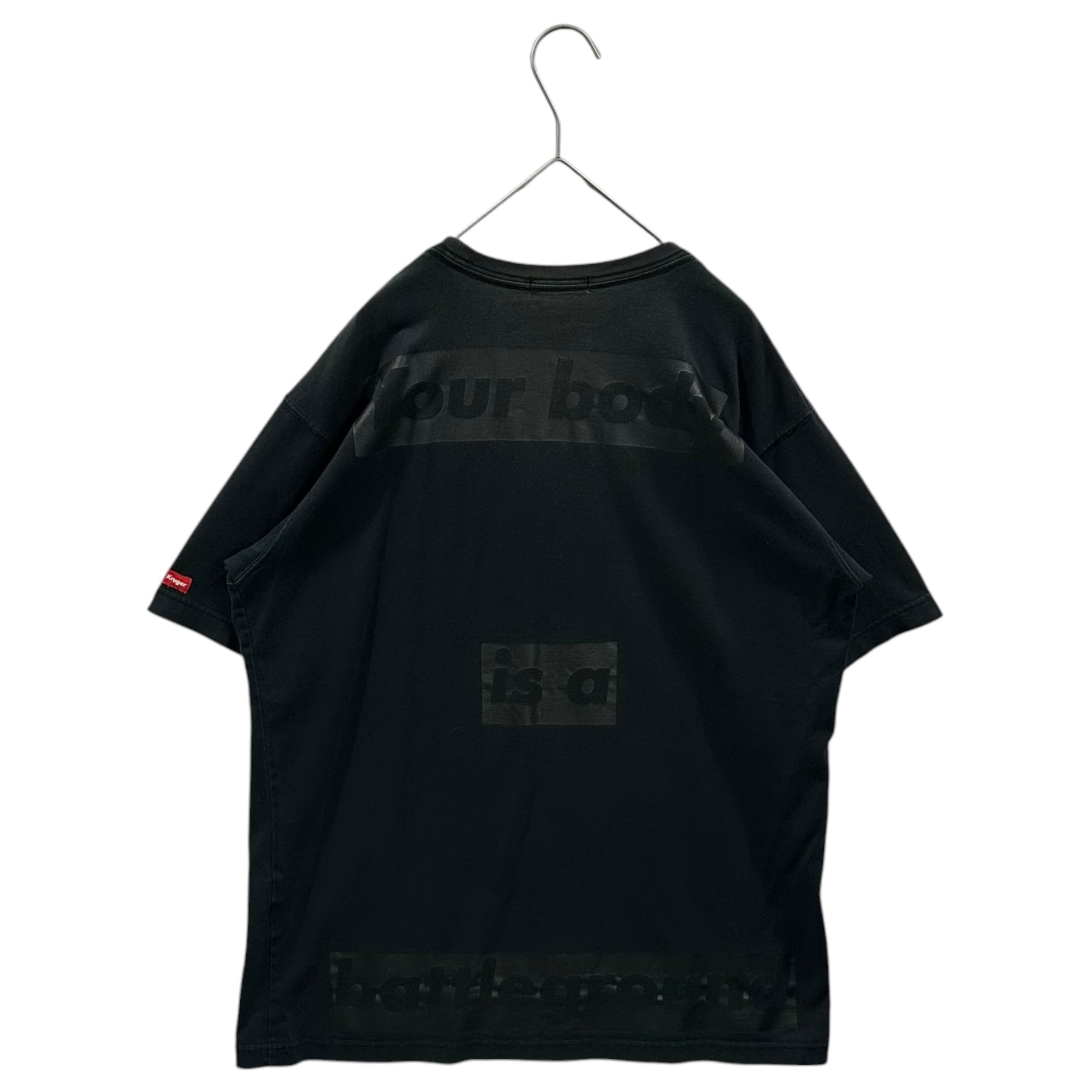 UNIQLO(ユニクロ) 90's ”Barbara Kruger” Collage Print T-Shirt バーバラ クルーガー コラージュプリント Tシャツ 3430-013 L ブラック 90年代