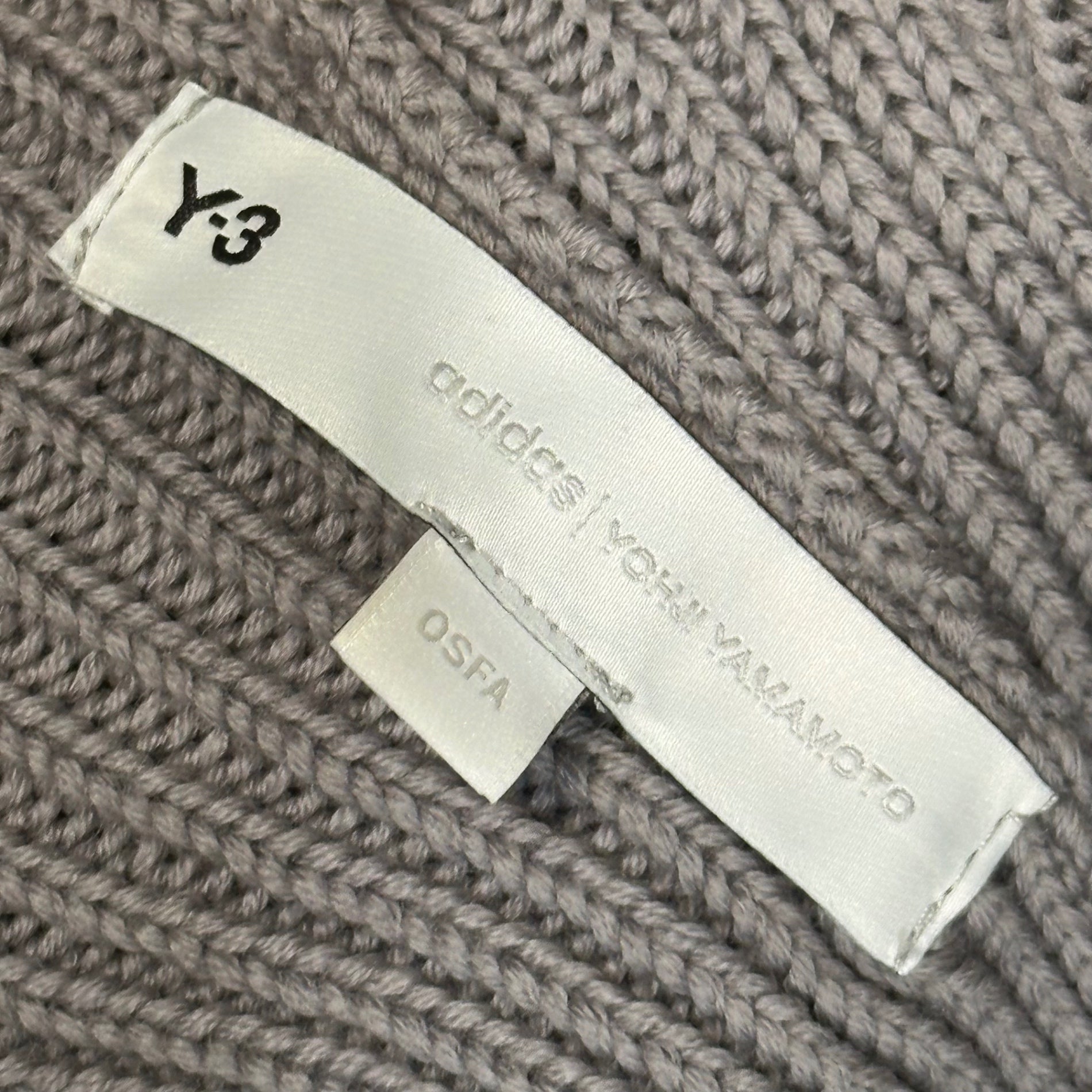 Y-3(ワイスリー) 2021SS CLASSIC BEANIE クラシック ビーニー GR4118 グレー ニット帽
