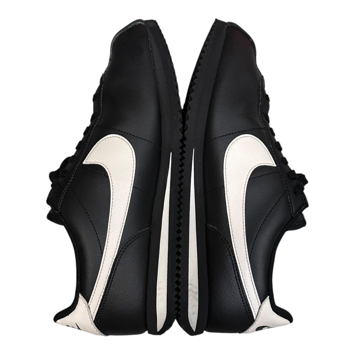 NIKE(ナイキ) W CORTEZ LEATHER コルテッツ DN1791 006 27cm ブラック×ペールアイボリー スニーカー