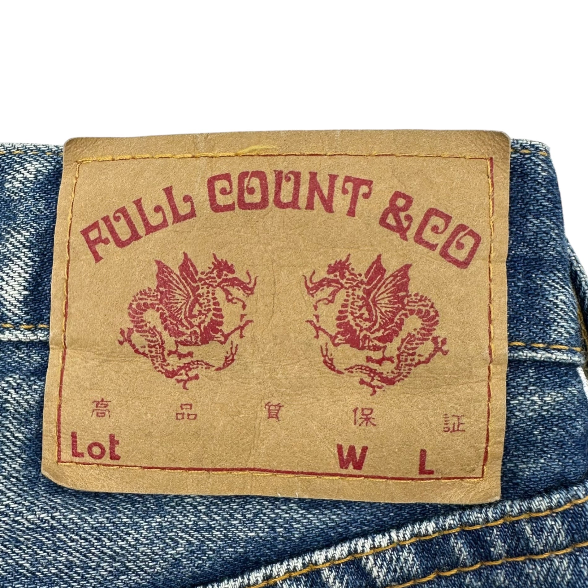 FULLCOUNT(フルカウント) 1102-Fade Straight Denim “Fade” フェード ストレート デニム パンツ 1102 30 インディゴ