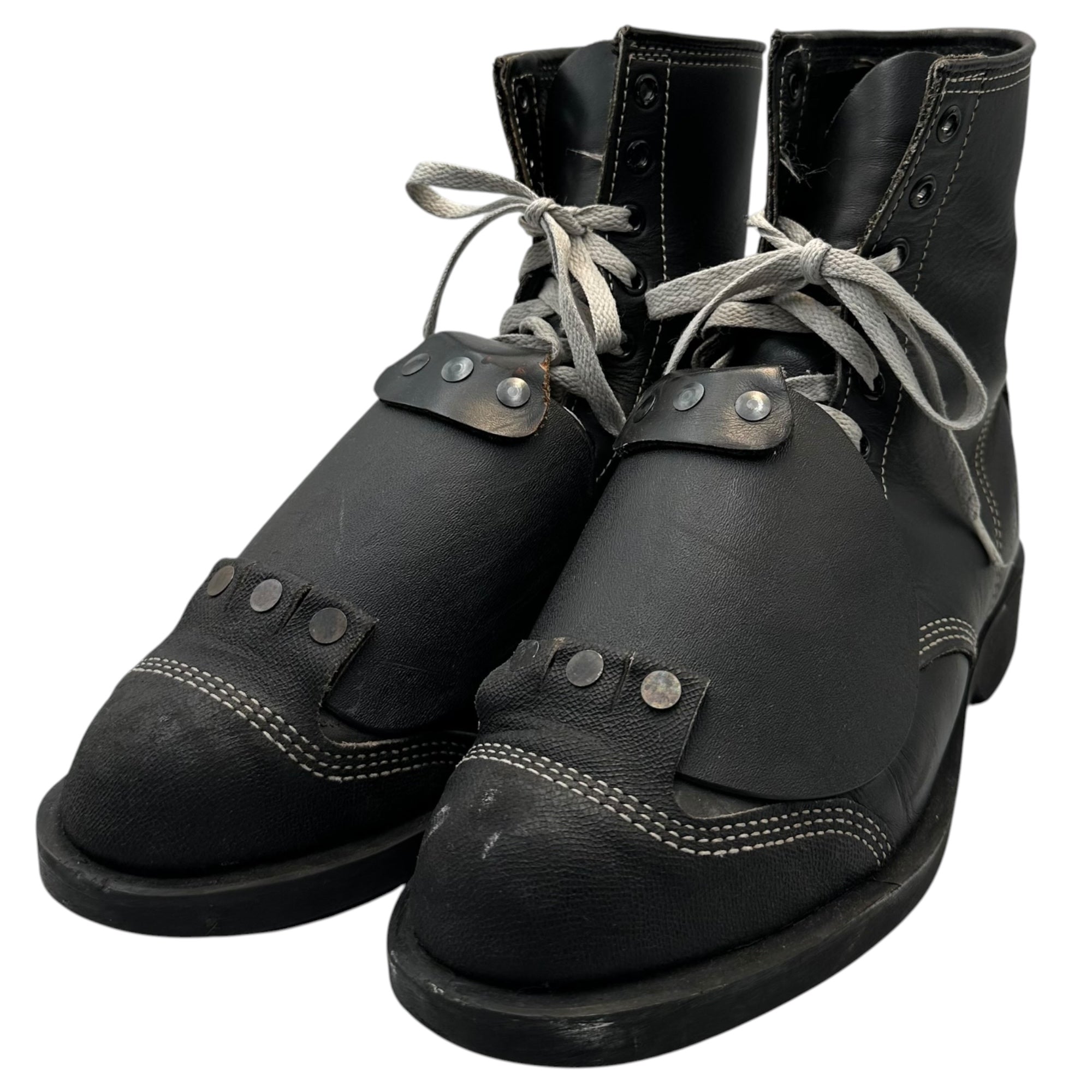 USED(ユーズド) Cover Hard-Toe Mid-Calf Work Boots カバー ハードトゥ セミロング ワークブーツ 8 1/2 ブラック Iron Age