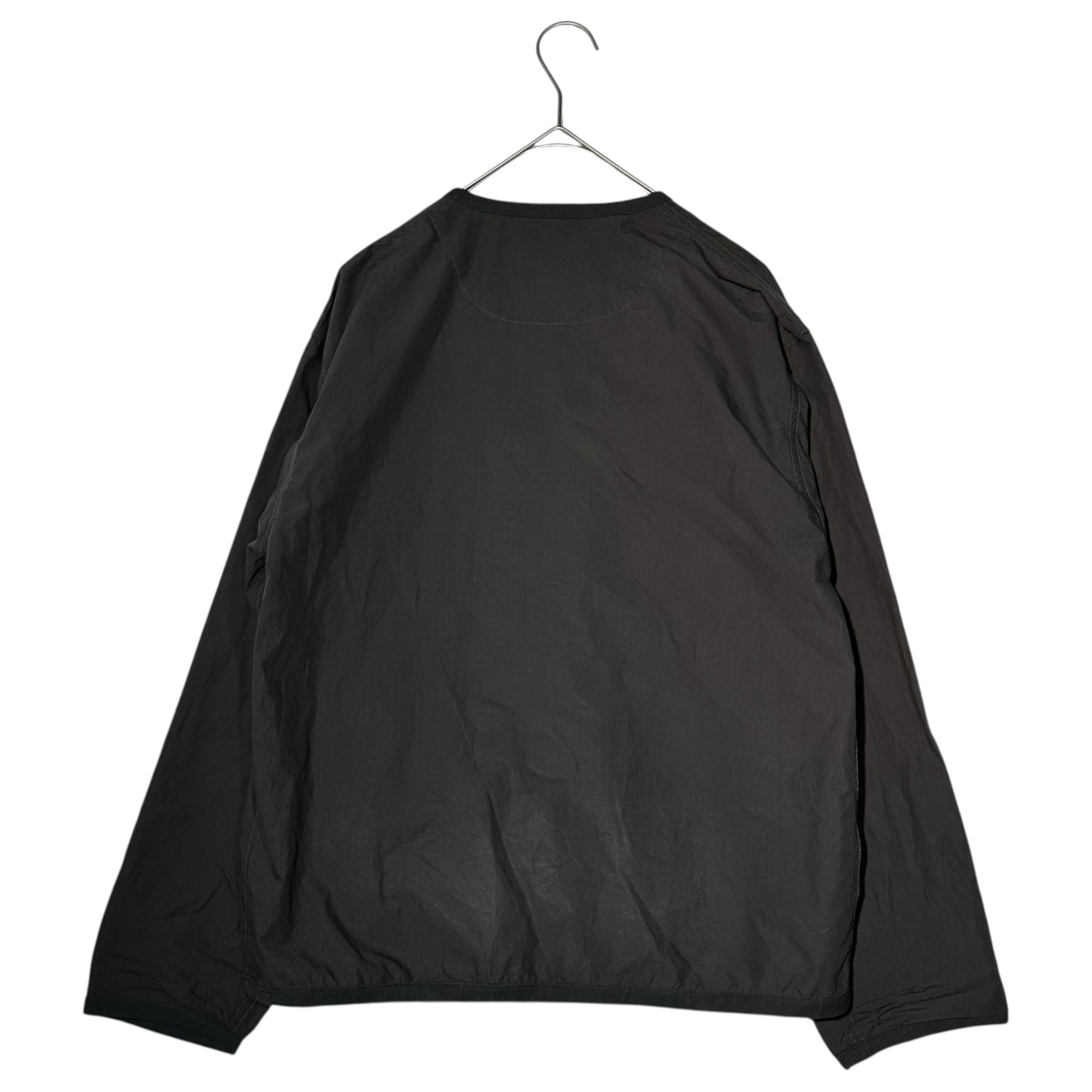 DANTON(ダントン) Broadcloth V-Neck Shirt Cardigan ブロードクロス Vネック シャツカーディガン DT-A0125 38(L程度) チャコール