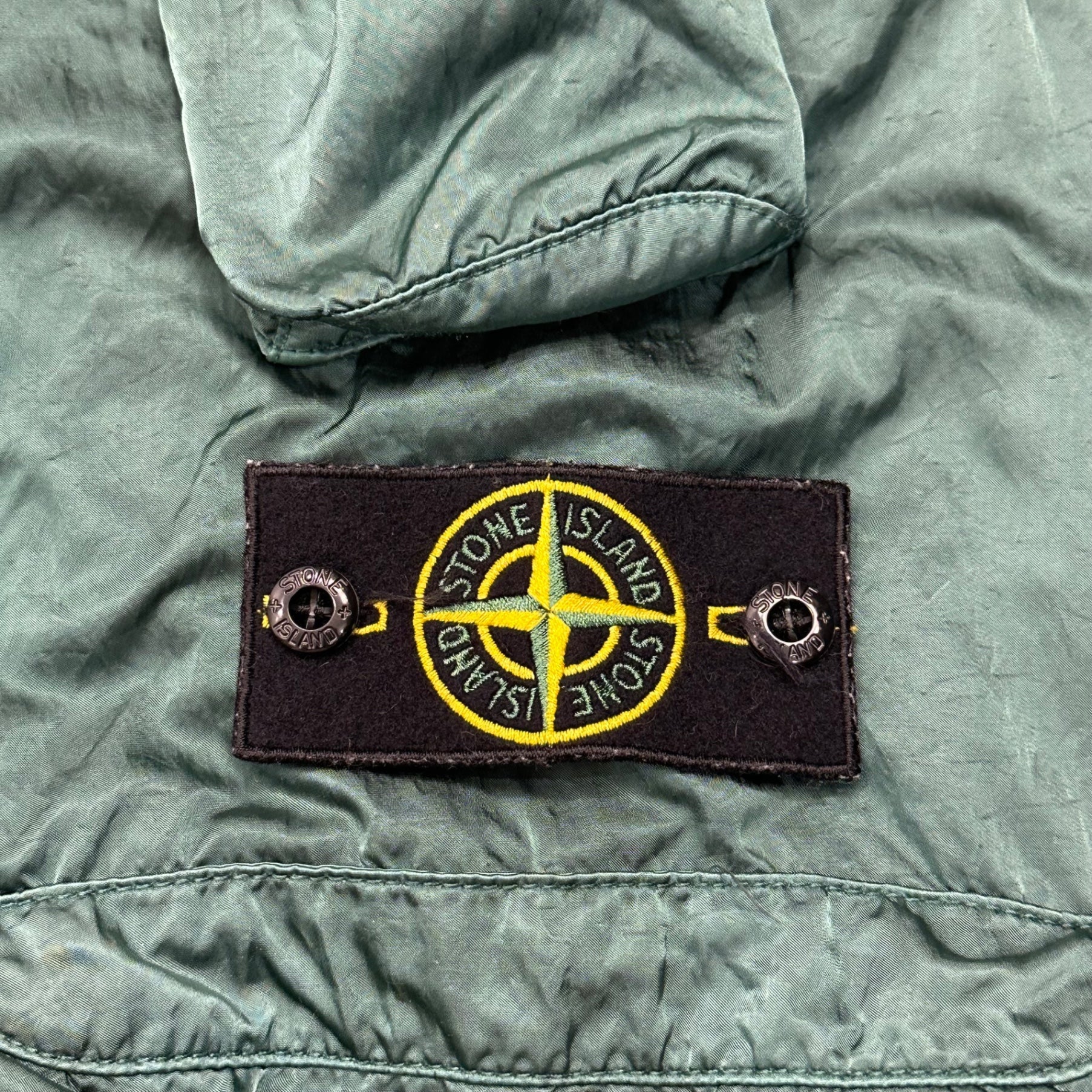 STONE ISLAND(ストーンアイランド) 21SS NYLON RASO-TC VEST ナイロン ベスト 7415G0430 L グリーン