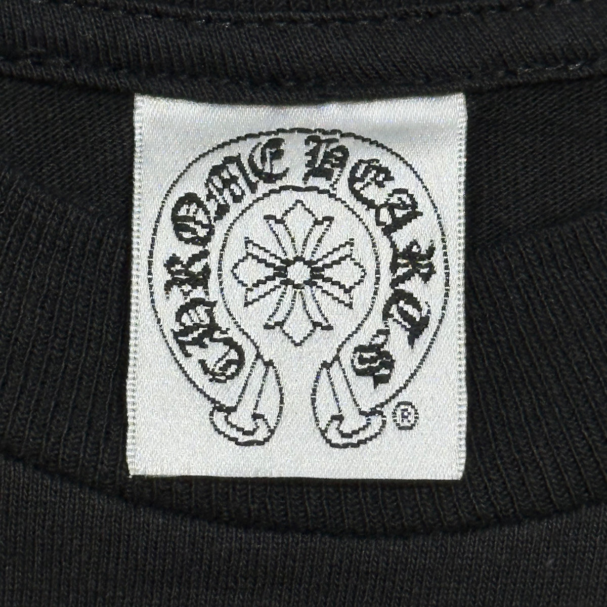 CHROME HEARTS(クロムハーツ) Old CH Foti Print T-Shirt オールド フォティ スカル プリント Tシャツ M ブラック×ホワイト