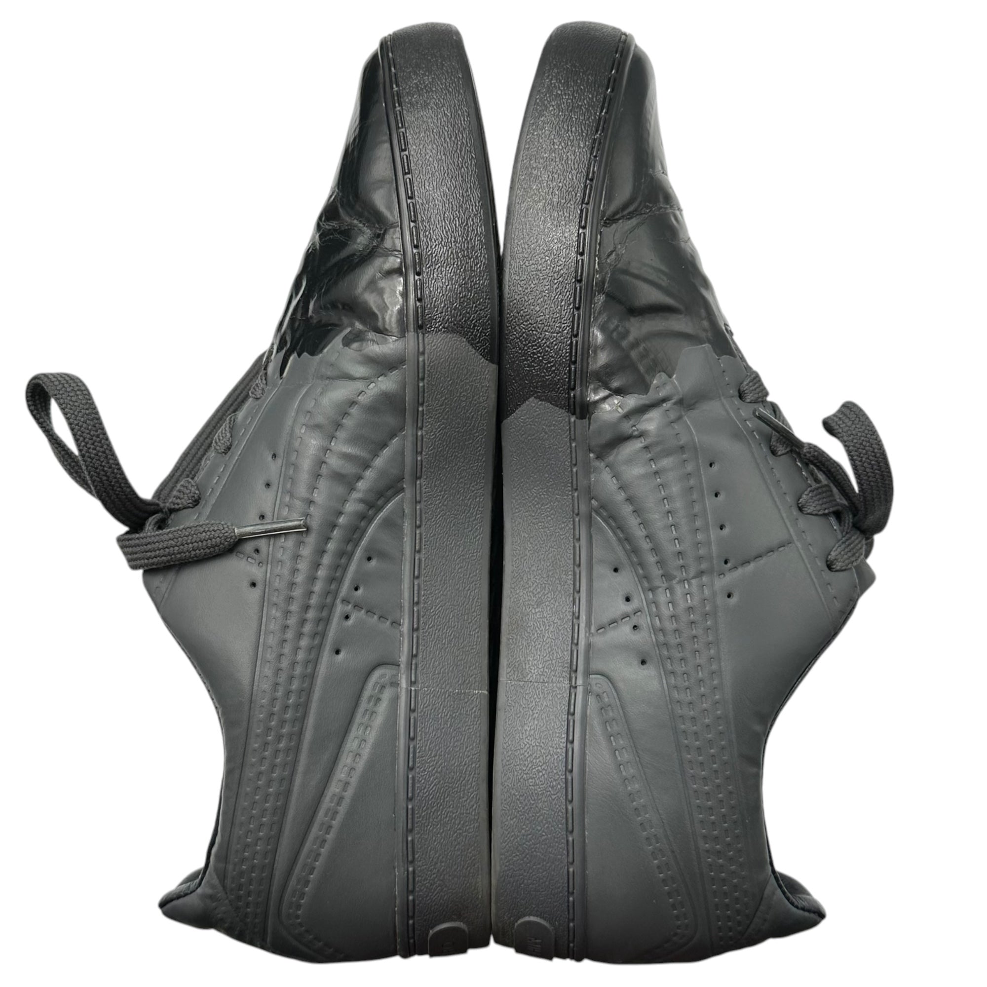PUMA by MIHARA YASUHIRO(プーマバイミハラヤスヒロ) 2013AW MY-70 “Toes that look like they've been dipped in paint” Low-top sneakers ペンキ デザイン トゥ ローカット スニーカー 355339 01 27cm グレー×ブラック アーカイブ