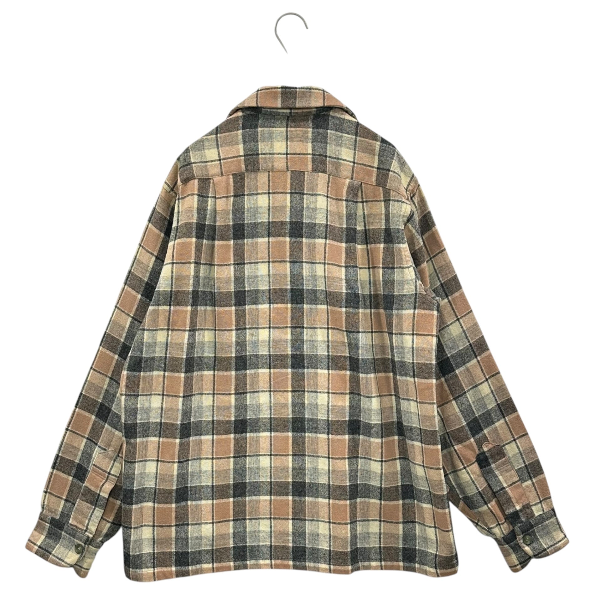 PENDLETON(ペンドルトン) 50's Board Shirt - Tartan ボード シャツ タータン チェック M ブラウン 50年代 ウール 開襟 オープンカラー