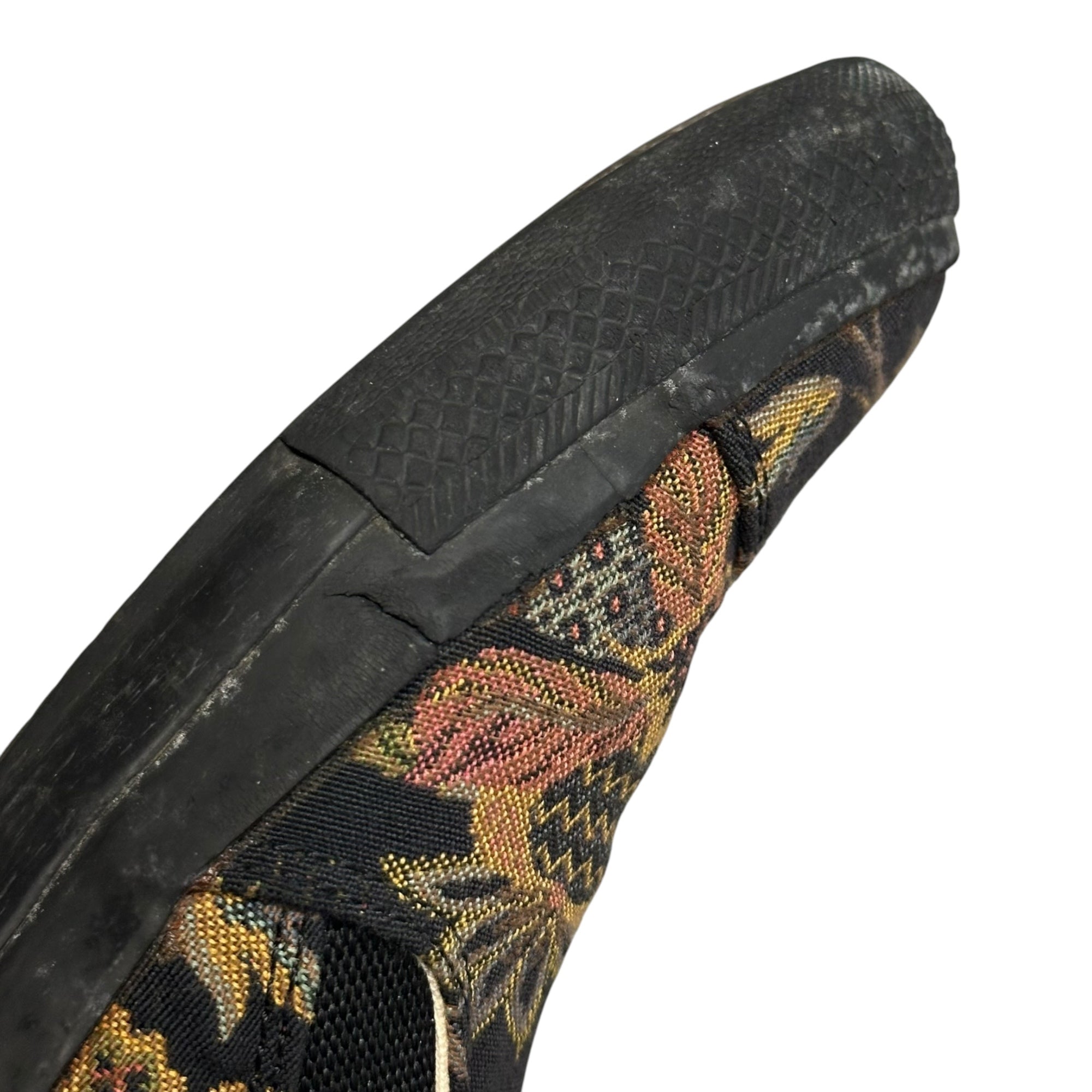 YOHJI YAMAMOTO POUR HOMME(ヨウジヤマモトプールオム) Gobelin-Woven Slip-Ons ゴブラン織り スリッポン 4(XL) ブラック