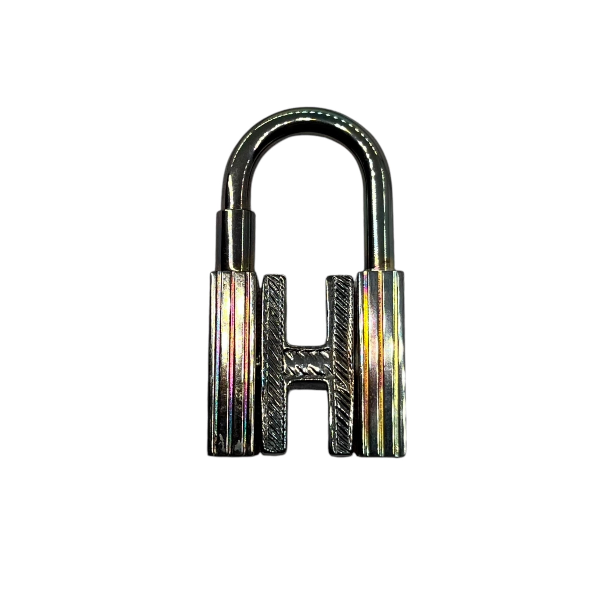 HERMES(エルメス) H Motif Padlock Cadena Charm Hモチーフ 南京錠 カデナ チャーム シルバー 箱付 ペンダントトップにも