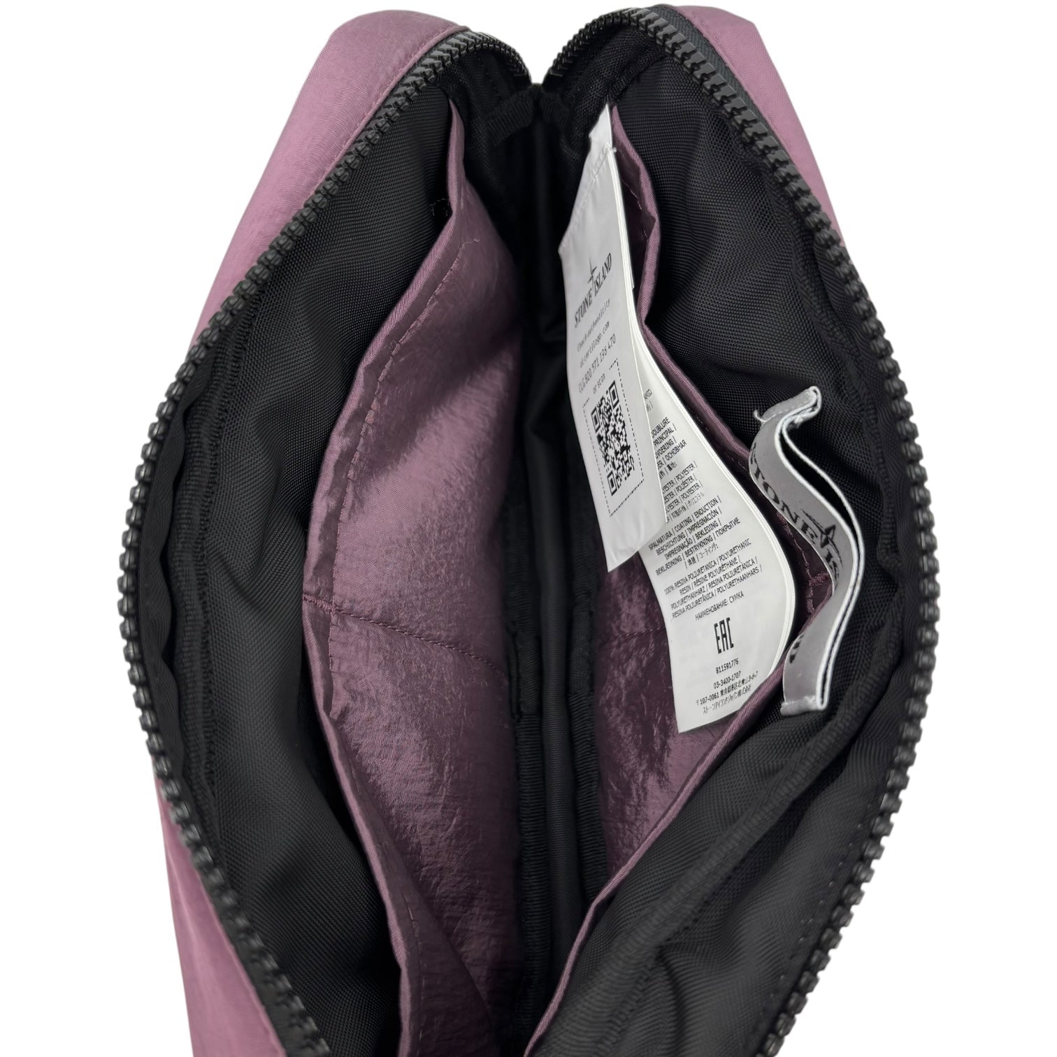 STONE ISLAND(ストーンアイランド) 24AW Nylon Metal Detachable Pouch ナイロン メタル ポーチ 811591776 パープル セカンド バッグ