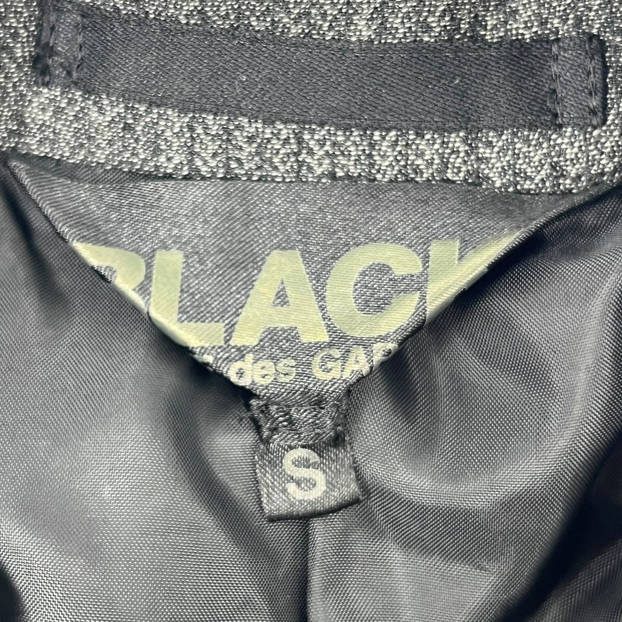 BLACK COMME des GARCONS(ブラックコムデギャルソン) 19AW Layered type short length jacket レイヤード タイプ ショート丈 ジャケット 1D-J008 S グレー AD2019 テーラード