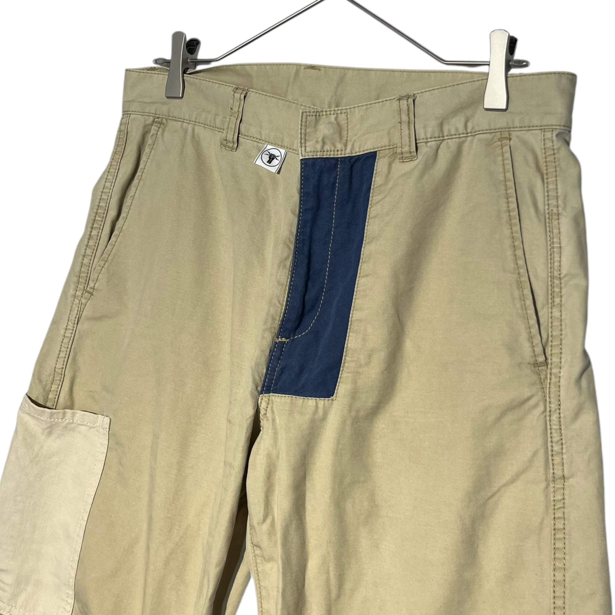 NEIGHBORHOOD(ネイバーフッド) WL.WIDE/C-PT ワイドチノパン ペンキ リメイク加工 181NYNH-PTM06 S ベージュ