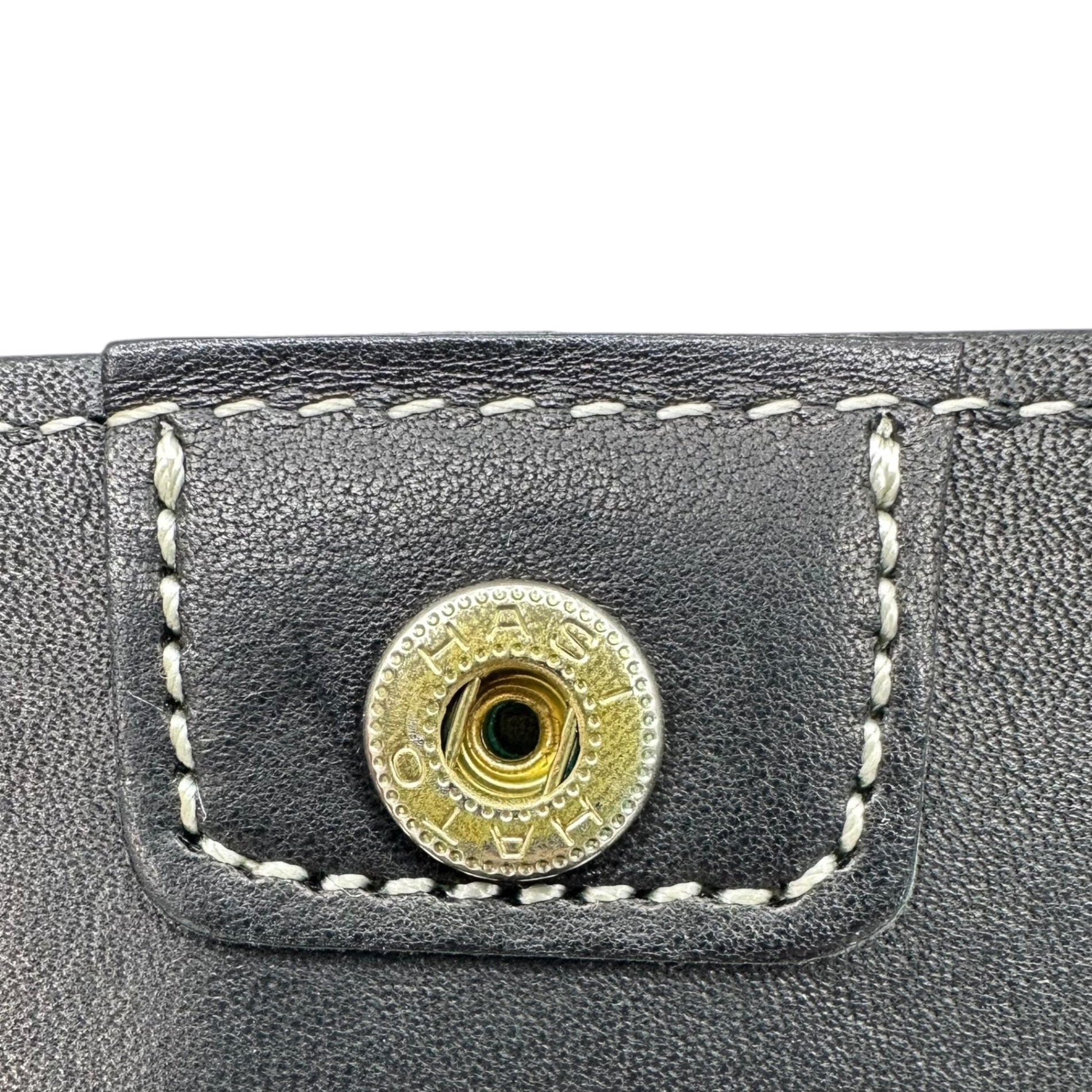 TSUCHIYA KABAN(土屋鞄製造所) White Stitch Bifold Leather Wallet