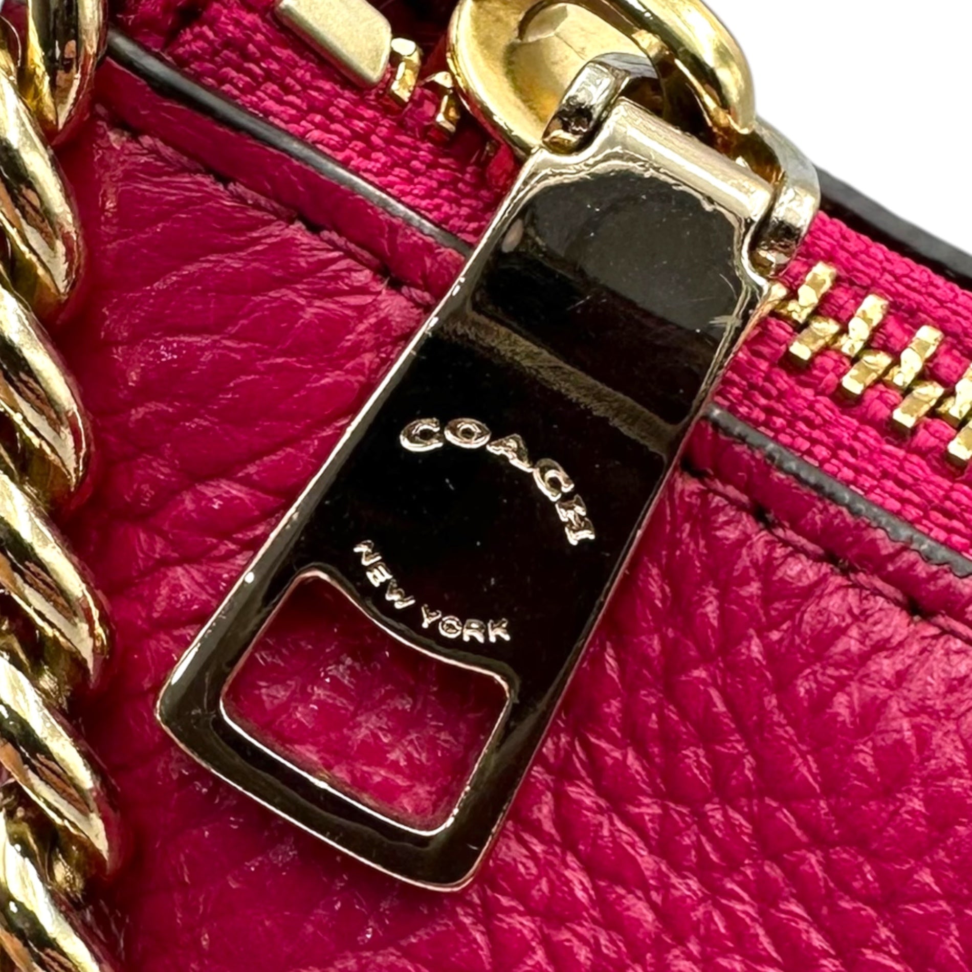 COACH(コーチ) 2-Way Chain Shoulder Bag チェーン ショルダー バッグ F36666 レッドパープル