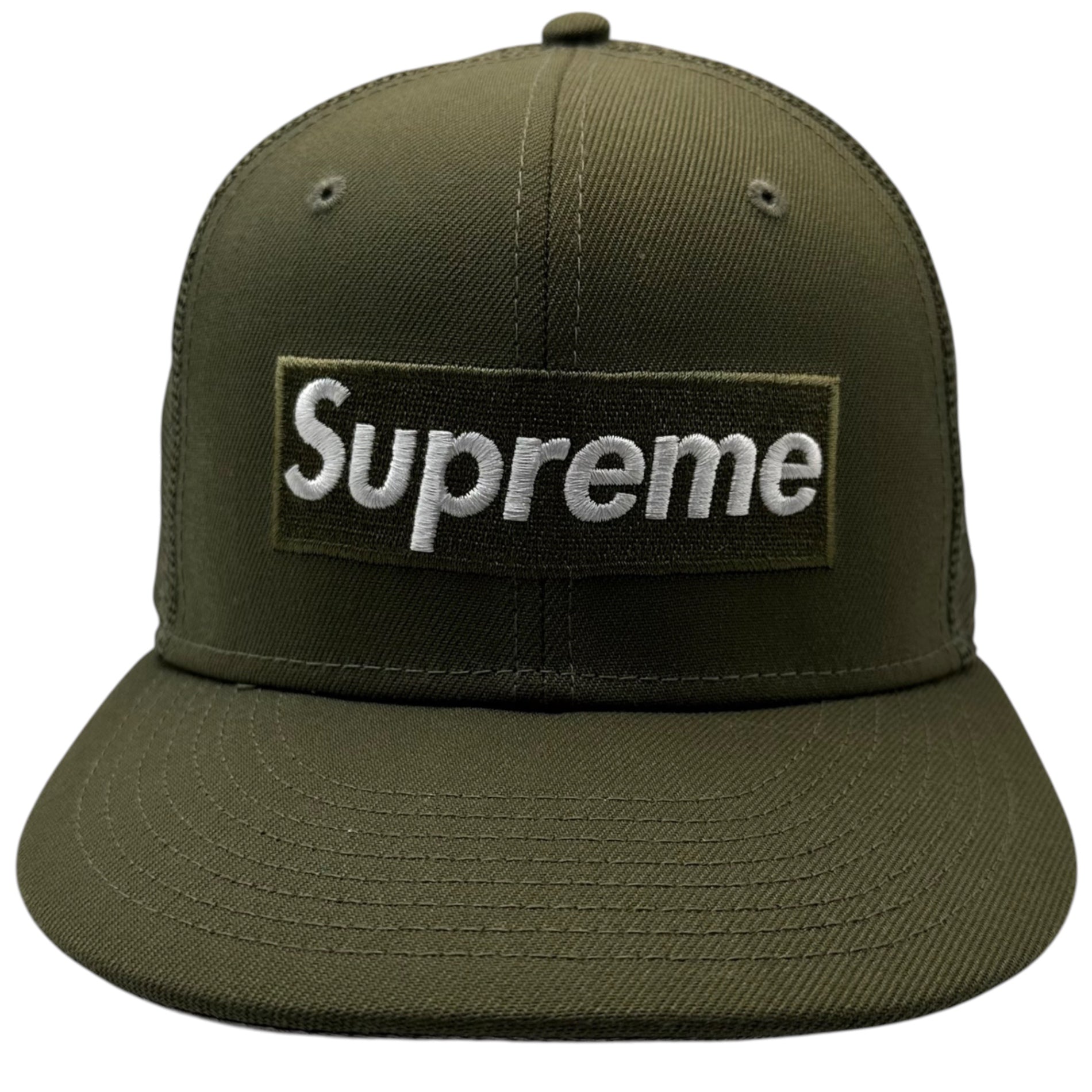 SUPREME(シュプリーム) 2023SS Box Logo Mesh Back New Era Cap ボックス ロゴ メッシュ キャップ オリーブ