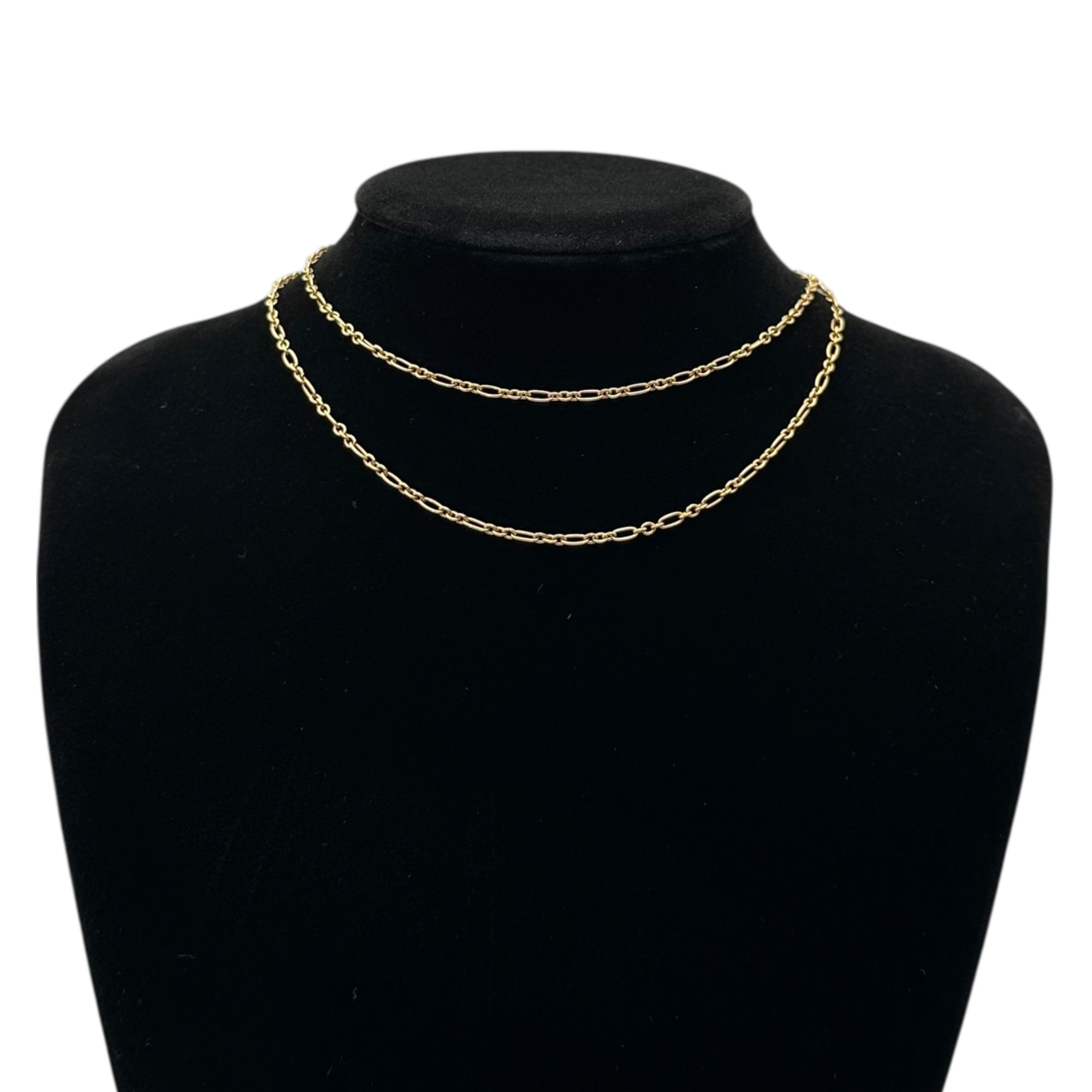 Saint Laurent(サンローラン) 70cm Gold-Color Chain Necklace ゴールド カラー チェーン ネックレス 391 3839G 1CY2848 ゴールド