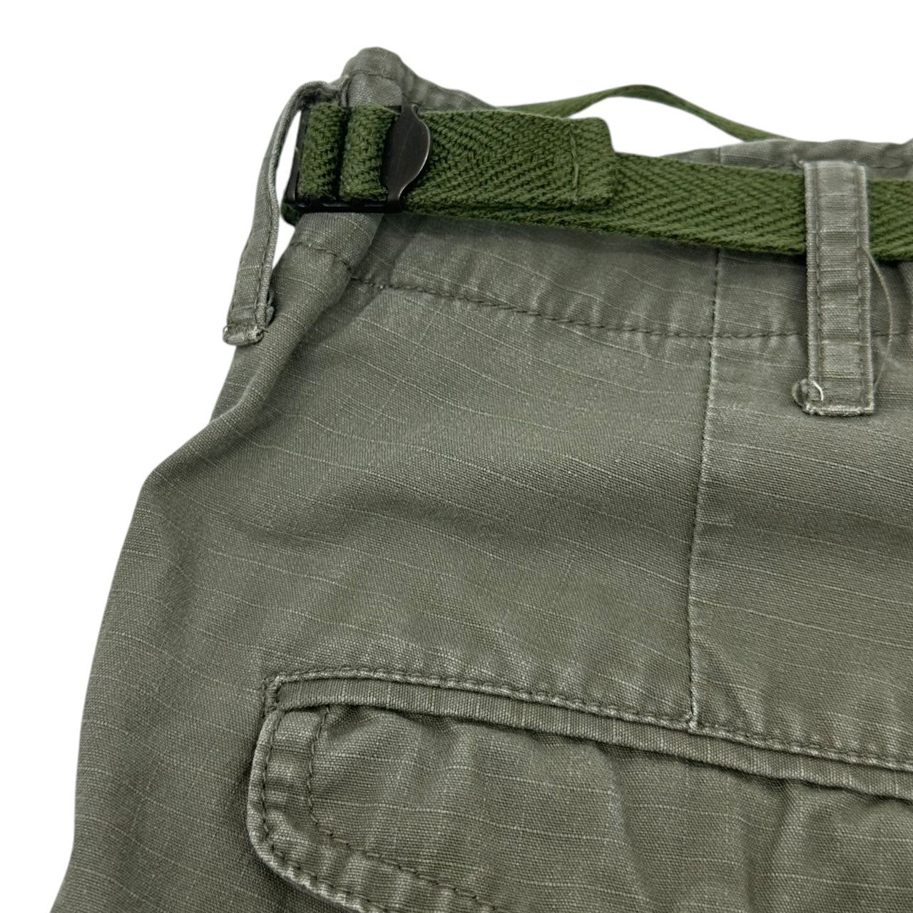 VISVIM(ビズビム/ヴィズヴィム) Ripstop cargo shorts リップストップ カーゴ ショーツ M カーキ ハーフ ショート パンツ