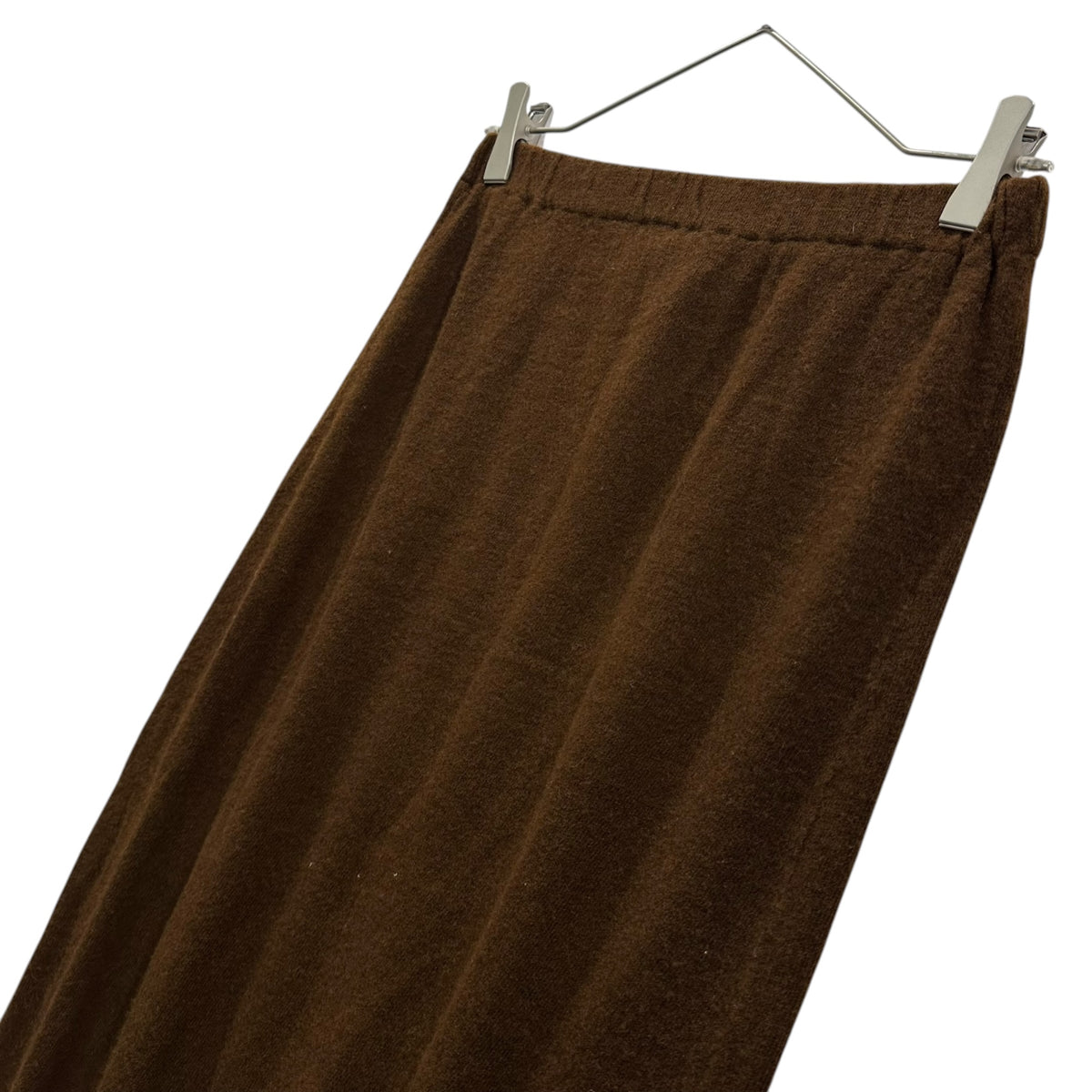 robe de chambre COMME des GARCONS(ローブドシャンブルコムデギャルソン) 1999AW Hem Detail Piece-Dyed Wool Skirt 裾 装飾 製品染め ウール スカート RT-040370 FREE ブラウン AD1999 90s アーカイブ