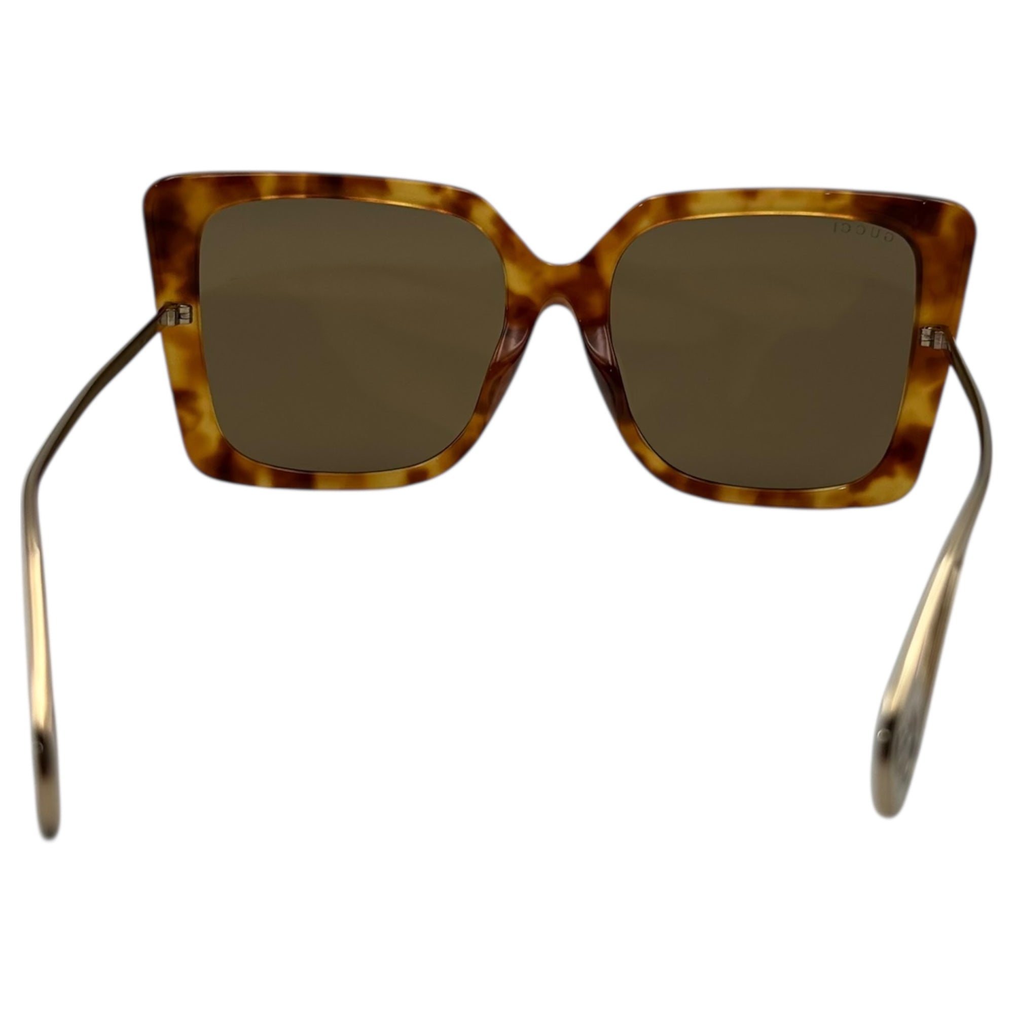 GUCCI(グッチ) Tortoiseshell Butterfly Sunglasses 鼈甲 バタフライ サングラス GG0435SA 54□18-145 ブラウン×ゴールド 眼鏡 メガネ