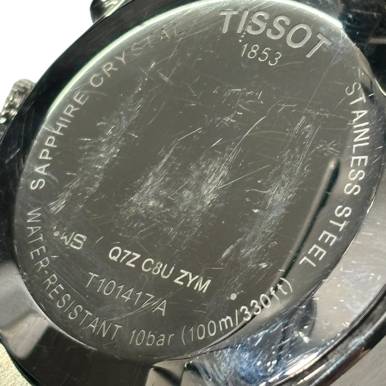 TISSOT(ティソ) PR 100 CHRONOGRAPH クロノグラフ アナログ ウォッチ 腕時計 T101.417.11.051.00 - 文字盤：ブラック 10bar T101417A