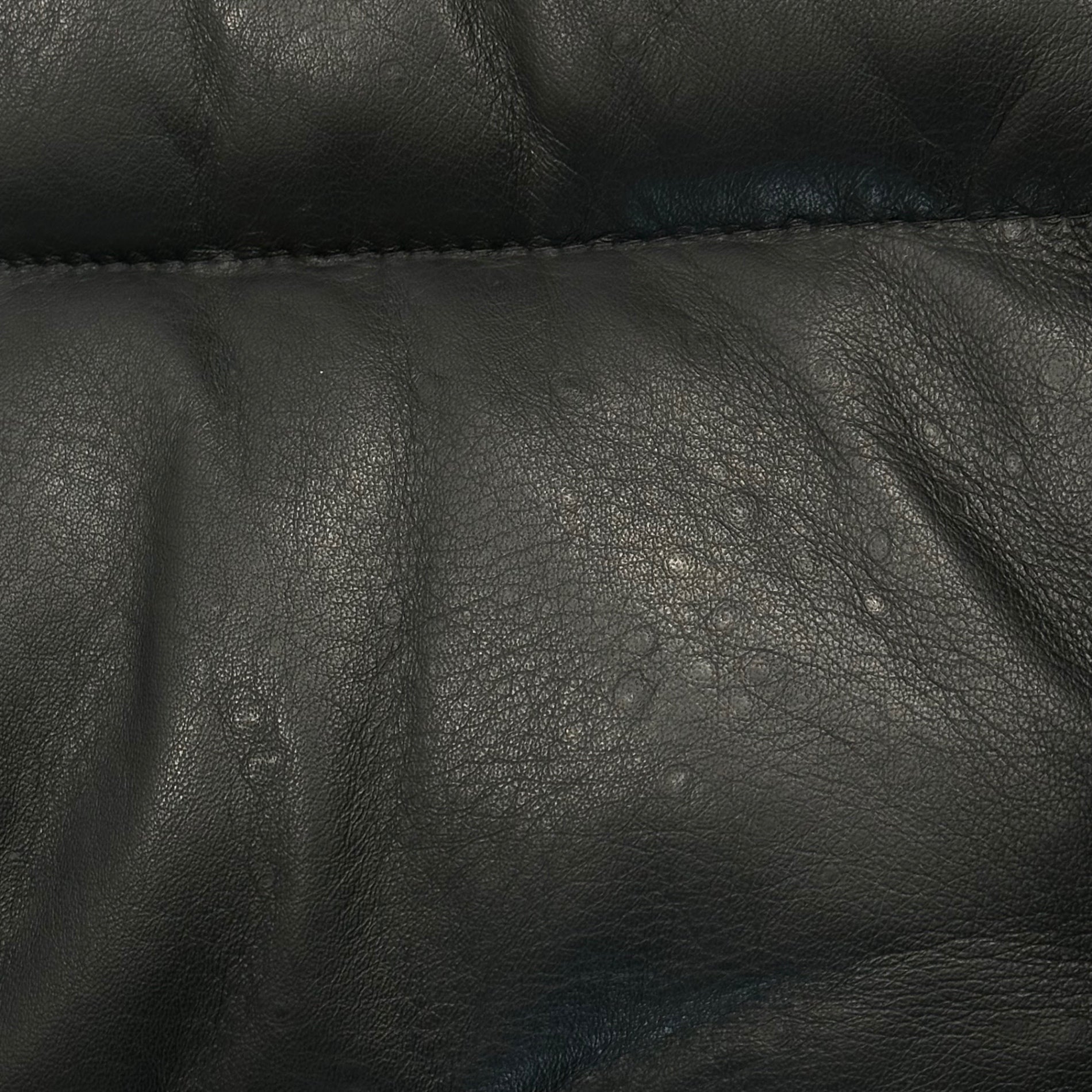 GOODENOUGH×SCHOTT(グッドイナフ×ショット) 2007 B-3 Leather Down Jacket レザー ダウン ジャケット M ブラック