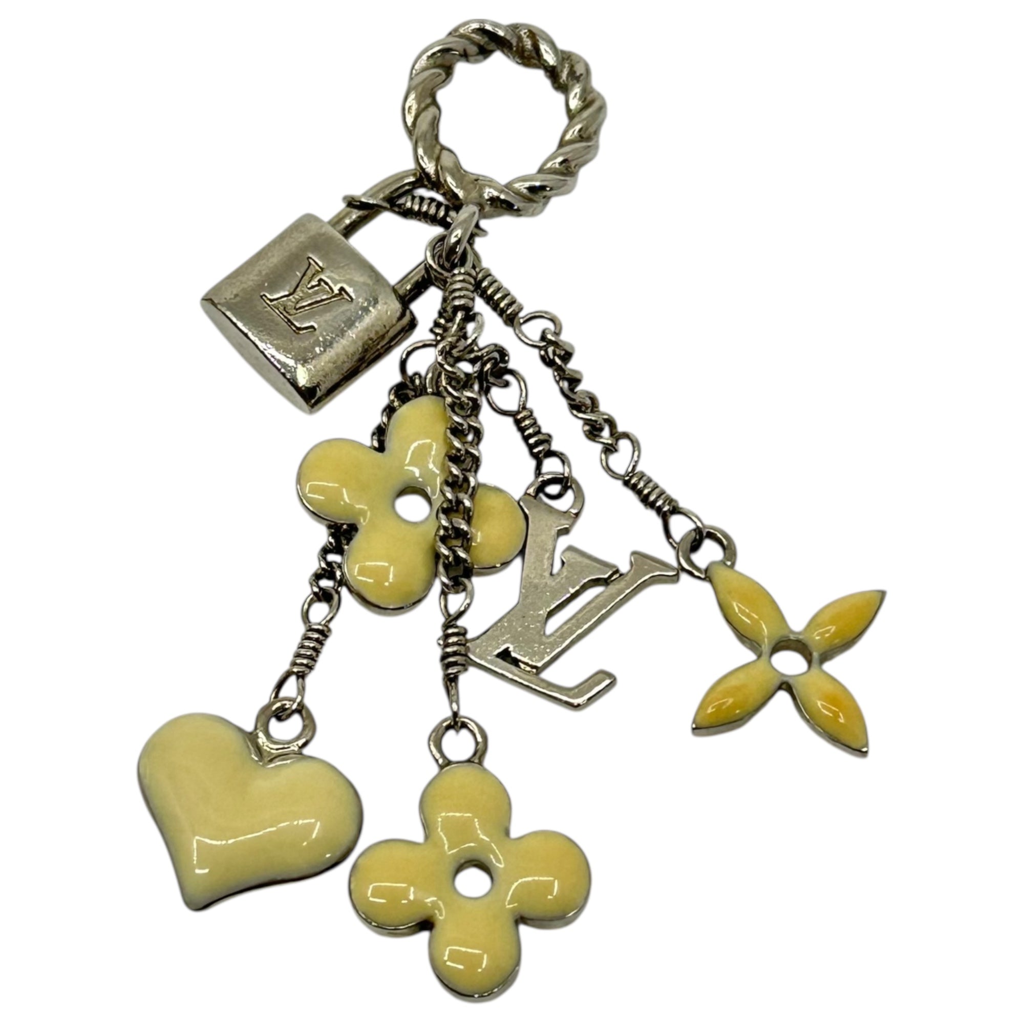LOUIS VUITTON(ルイヴィトン) Pendentif Sweet Monogram Bronze パンダンティフ スウィート モノグラム ペンダント トップ  ブロン M65485 ホワイト