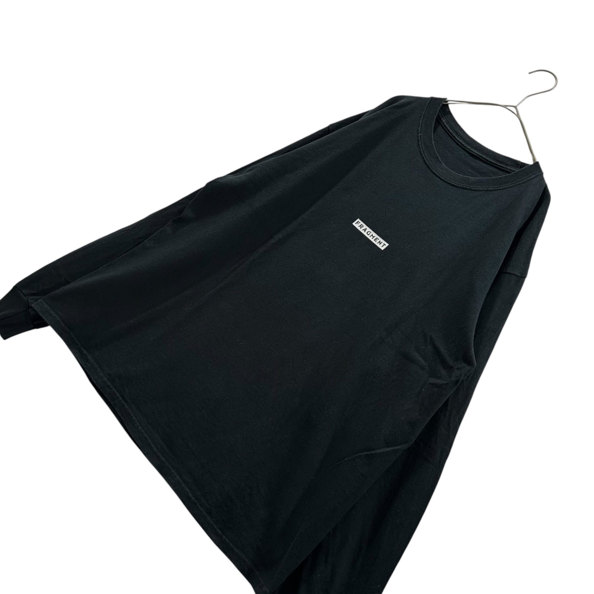 FRAGMENT DESIGN(フラグメントデザイン) THE FACE L/S TEE WORLD TOUR 2020 プリント 長袖 Tシャツ 表記無(L程度) ブラック コラボ
