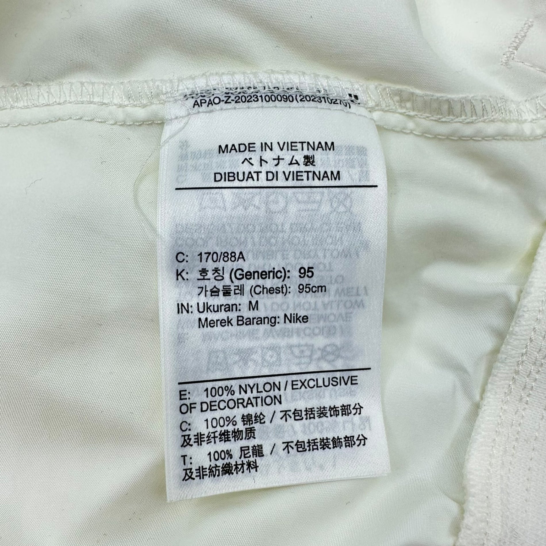 NIKE(ナイキ) Ｗoven anorak jacket ウーブン アノラック ジャケット SU241102SIV M ホワイト ウインド ブレーカー ハーフ ジップ パーカー