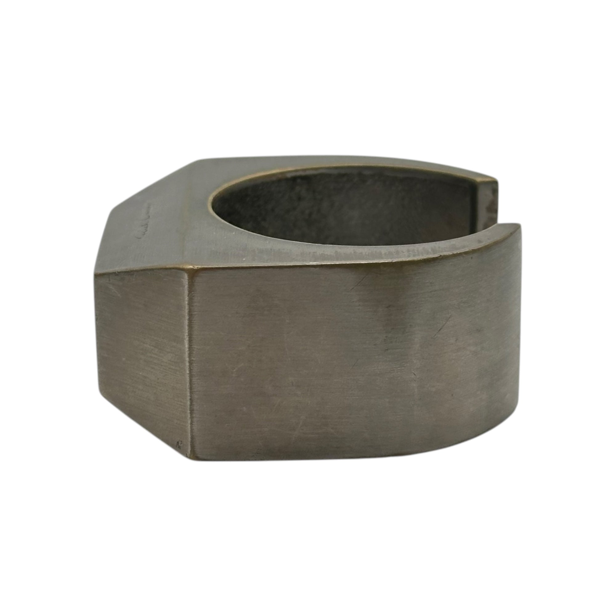 【実店舗限定】Rick Owens(リックオウエンス) PEERFORMA BRACELET ピアフォーマ ブレスレット RJ0000001 MET シルバー 真鍮