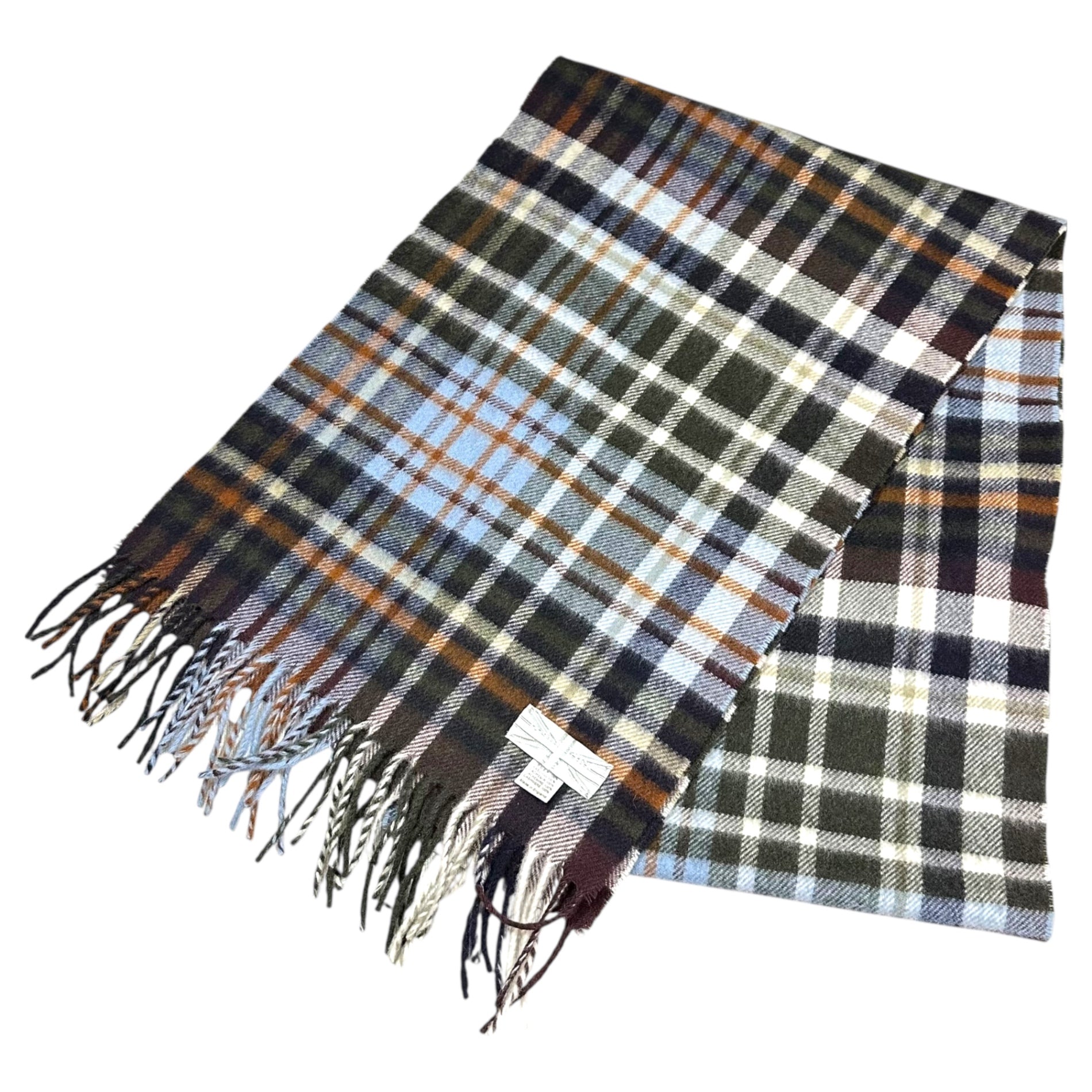 Joshua Ellis(ジョシュアエリス) Cashmere Tartan Check Scarf カシミア 100％ タータン チェック マフラー マルチ