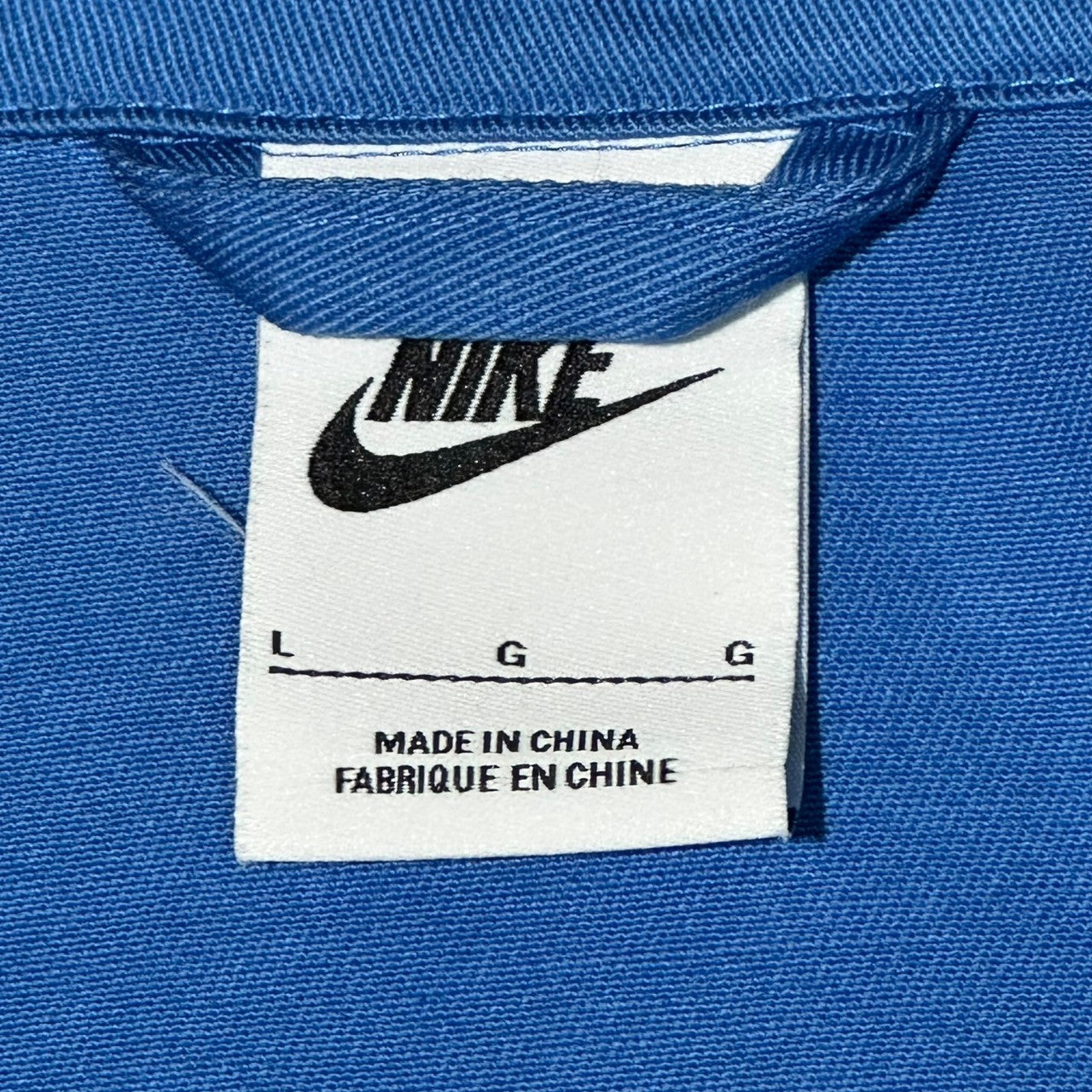 NIKE(ナイキ) AS W NSW STREET WVN JKT STAR BLUE バッグ スウッシュ ロゴ 刺繍 ショート丈 ブルゾン FN1941-402 L ブルー×オレンジ ジャケット