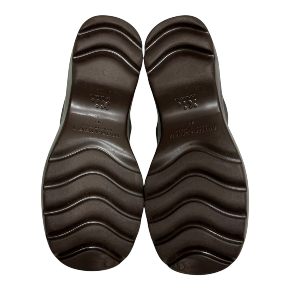 BOTTEGA VENETA(ボッテガヴェネタ) Rubber Flash Clog Sandals ラバー フラッシュ クロッグ サンダル 43 ブラウン