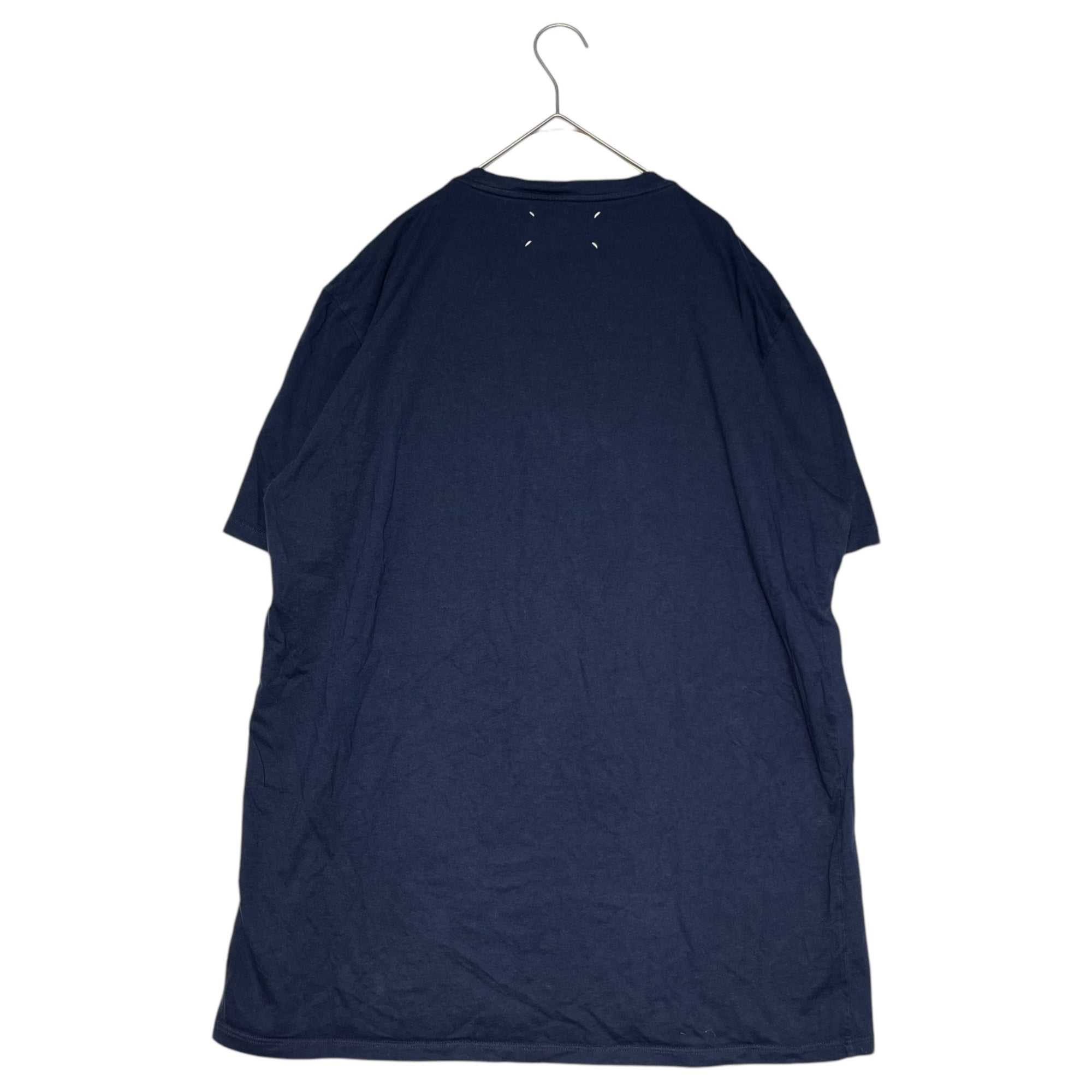 Maison Martin Margiela(メゾン マルタンマルジェラ) 11AW Rebuild Print T-shirt 再構築 プリント Tシャツ S30GC0388 54(XL程度) ネイビー×ホワイト アーカイブ