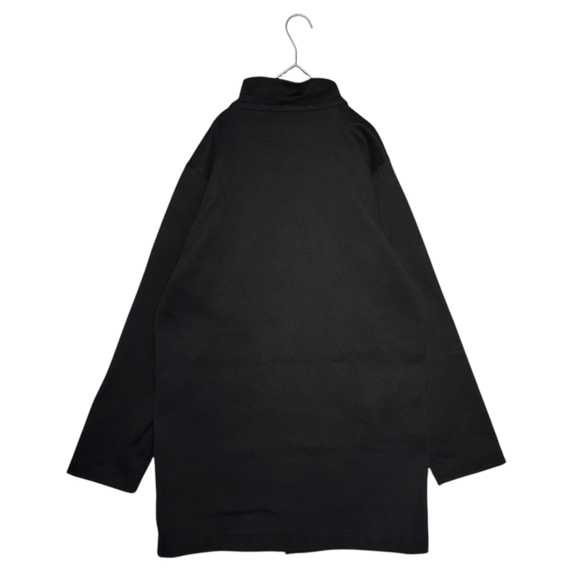 Agnes b. homme(アニエスベーオム) Snap Button Hooded Coat スナップ ボタン フーデッド コート H193JDX6 S ブラック