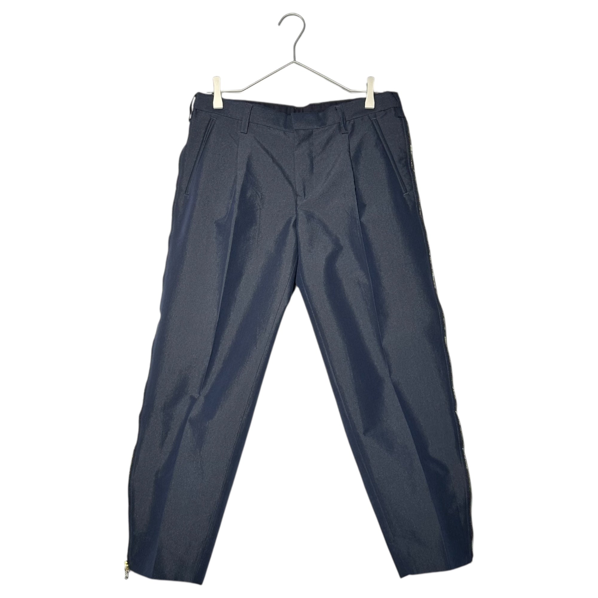 kolor(カラー) 22SS Side-Zip Tapered Slacks サイドジップ テーパード スラックス 22SCM-P20108S 1 ネイビー パンツ