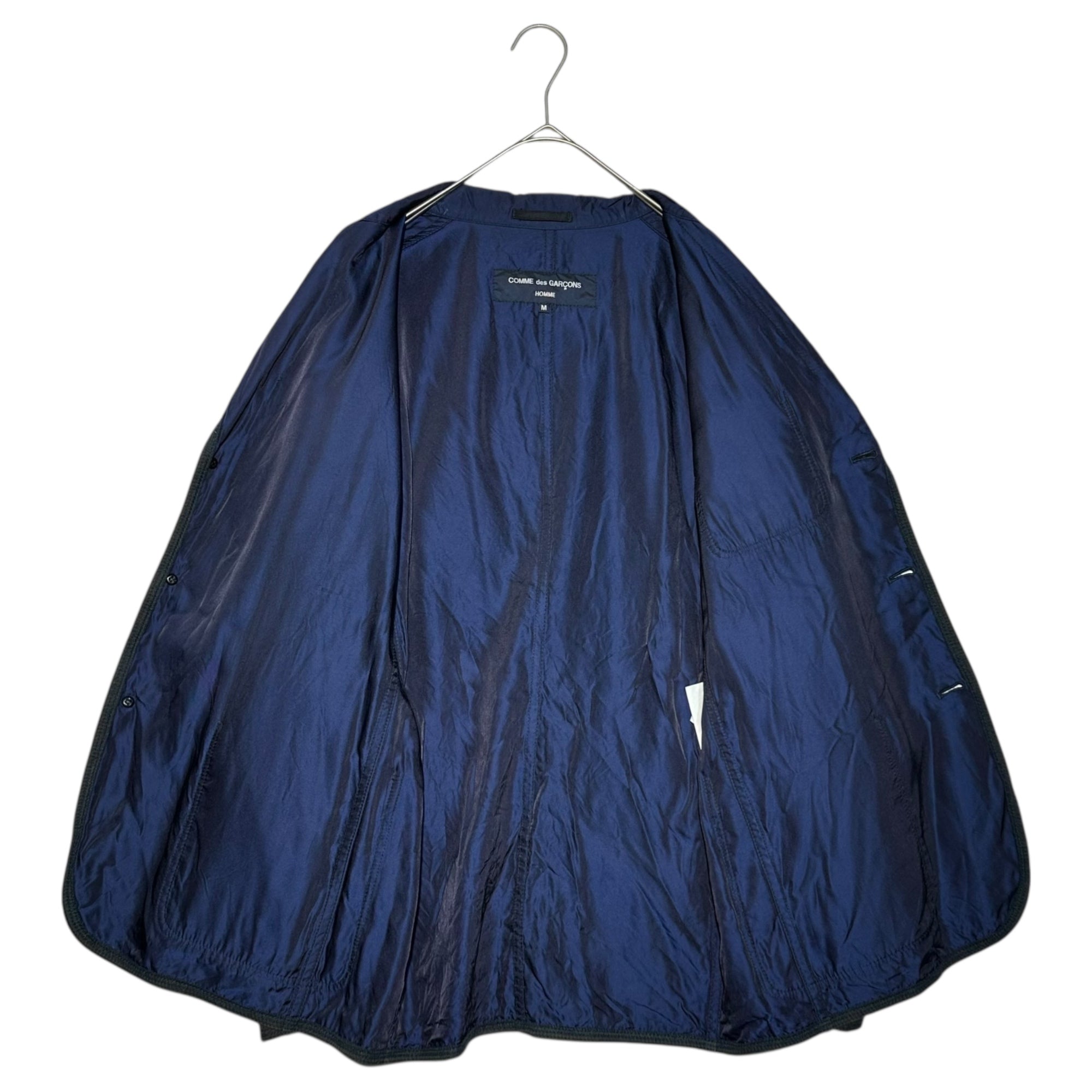 COMME des GARCONS HOMME(コムデギャルソンオム) 04SS Cotton Casual Tailored Jacket コットン カジュアル テーラード ジャケット HM-J002 M ブラック AD2003