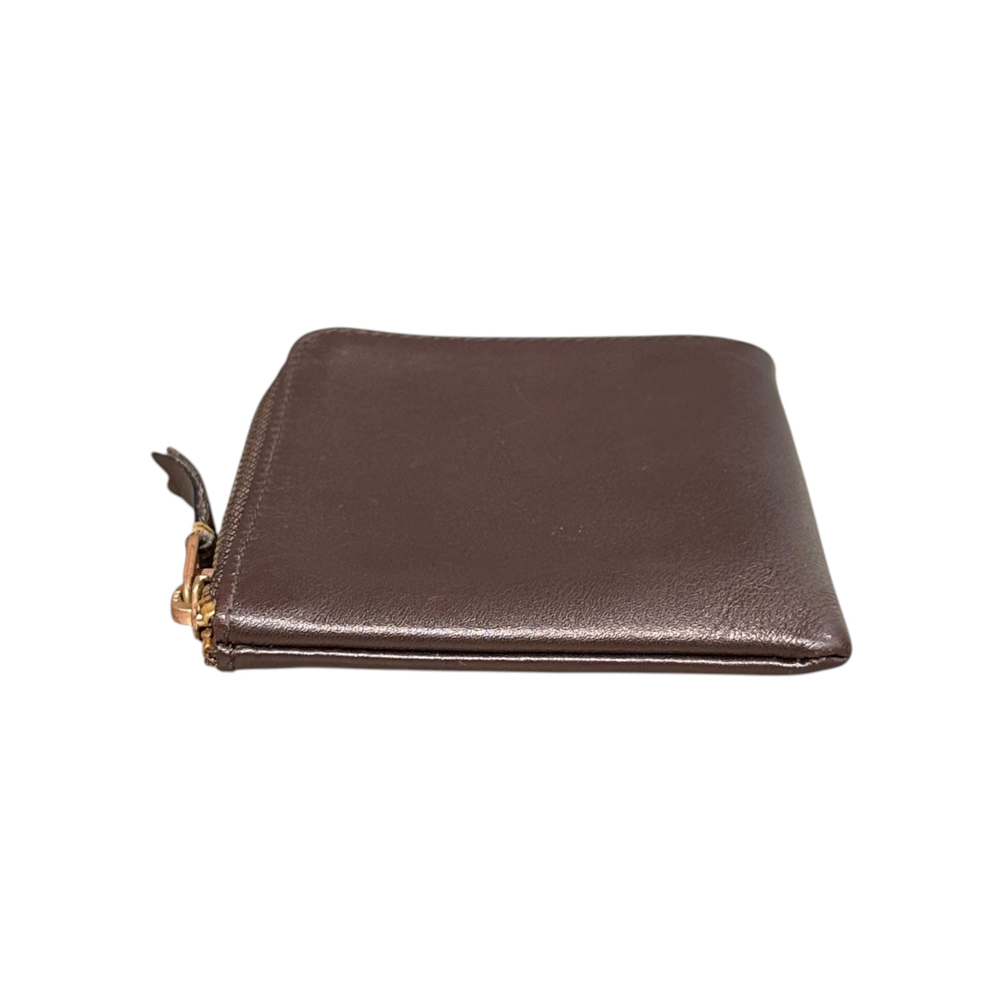 Wallet COMME des GARCONS(ウォレットコムデギャルソン)  L-SHAPED ZIPPER WALLET L字ファスナー 財布 ブラウン
