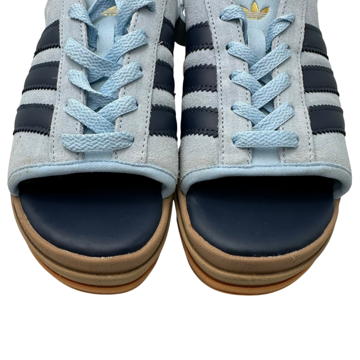 adidas(アディダス) GAZELLE BOLD SANDALS ガゼル ボールド サンダル KI8583 24.5cm スカイブルー