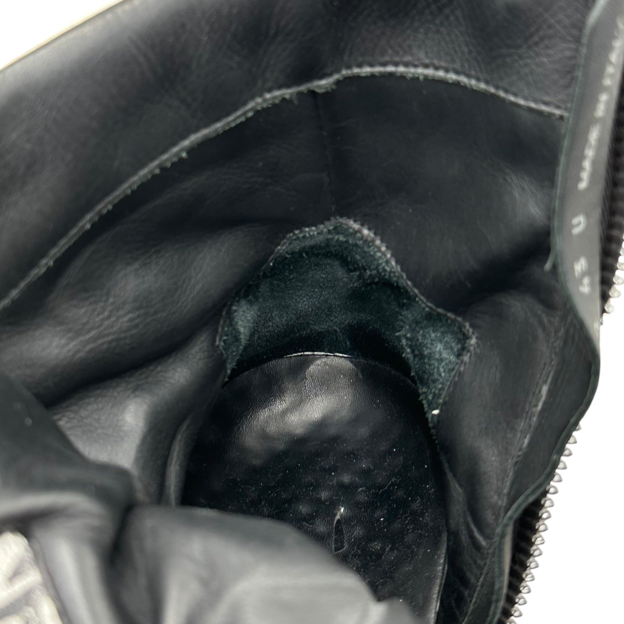 Rick Owens(リックオウエンス) 22SS GEOBASKET ジオバスケット RU01B1894 LRO 9111 43 ブラック×ホワイト ハイカット スニーカー