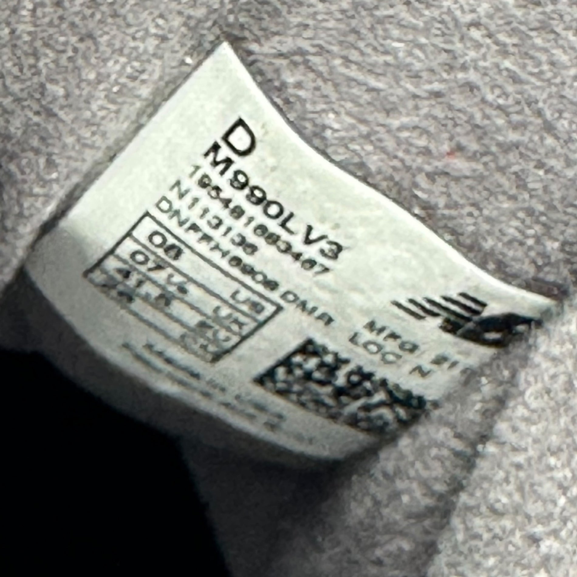 NEW BALANCE×Levi's(ニューバランス×リーバイス) 990V3 "Grey" ローカット スニーカー M990LV3 26cm グレー Levi's for feet