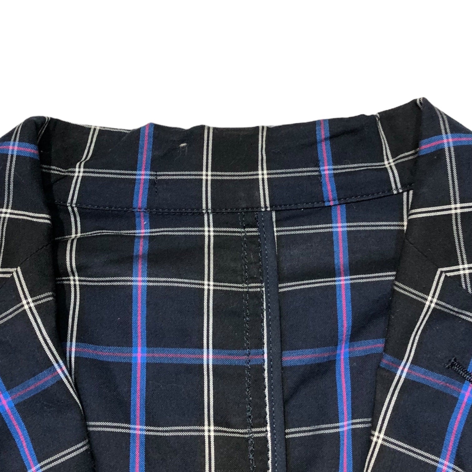 uniform experiment(ユニフォームエクスペリメント) 09SS cotton check jacket コットン チェック ジャケット UE-90033 2(M) ネイビー×ピンク