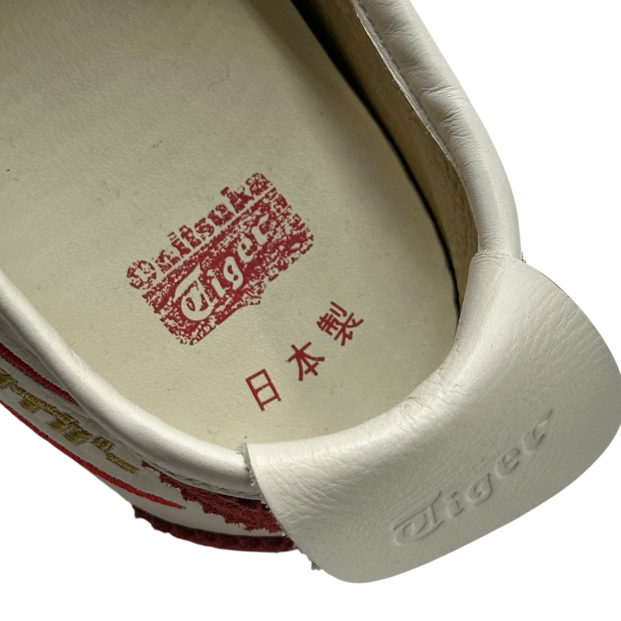 Onitsuka Tiger(オニツカタイガー) MEXICO 66 DELUXE メキシコ 66 デラックス F040518 29cm ホワイト×レッド ローカット スニーカー