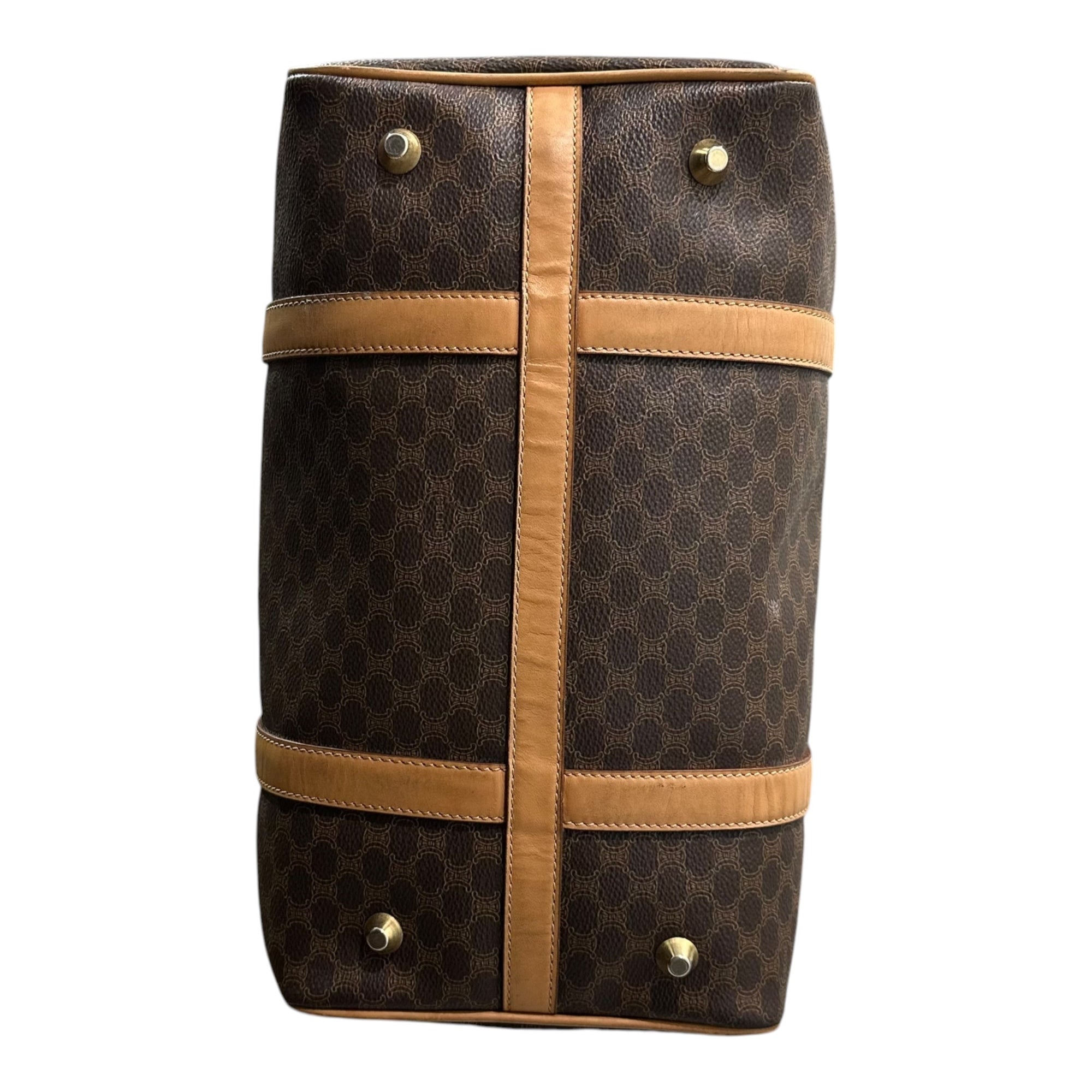 CELINE(セリーヌ) Macadam Pattern Mini Boston Bag マカダム柄 ミニ ボストン バッグ M13 ベージュ ヴィンテージ OLD