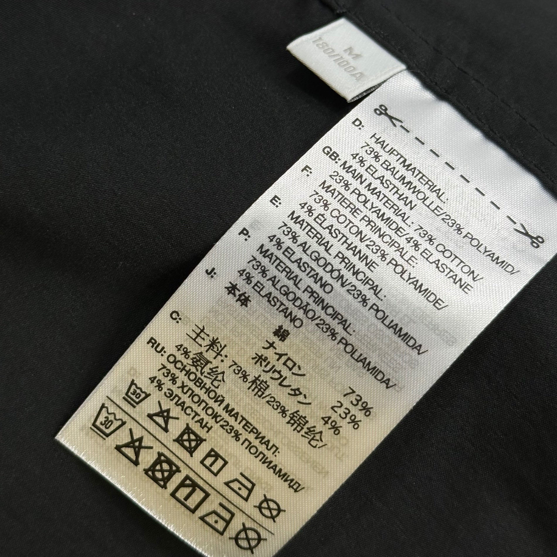 Y-3(ワイスリー) Cotton-Poly Snap-Button Pocket L/S Shirt コットン ポリ スナップボタン ポケット 長袖 シャツ JI7082 M ブラック