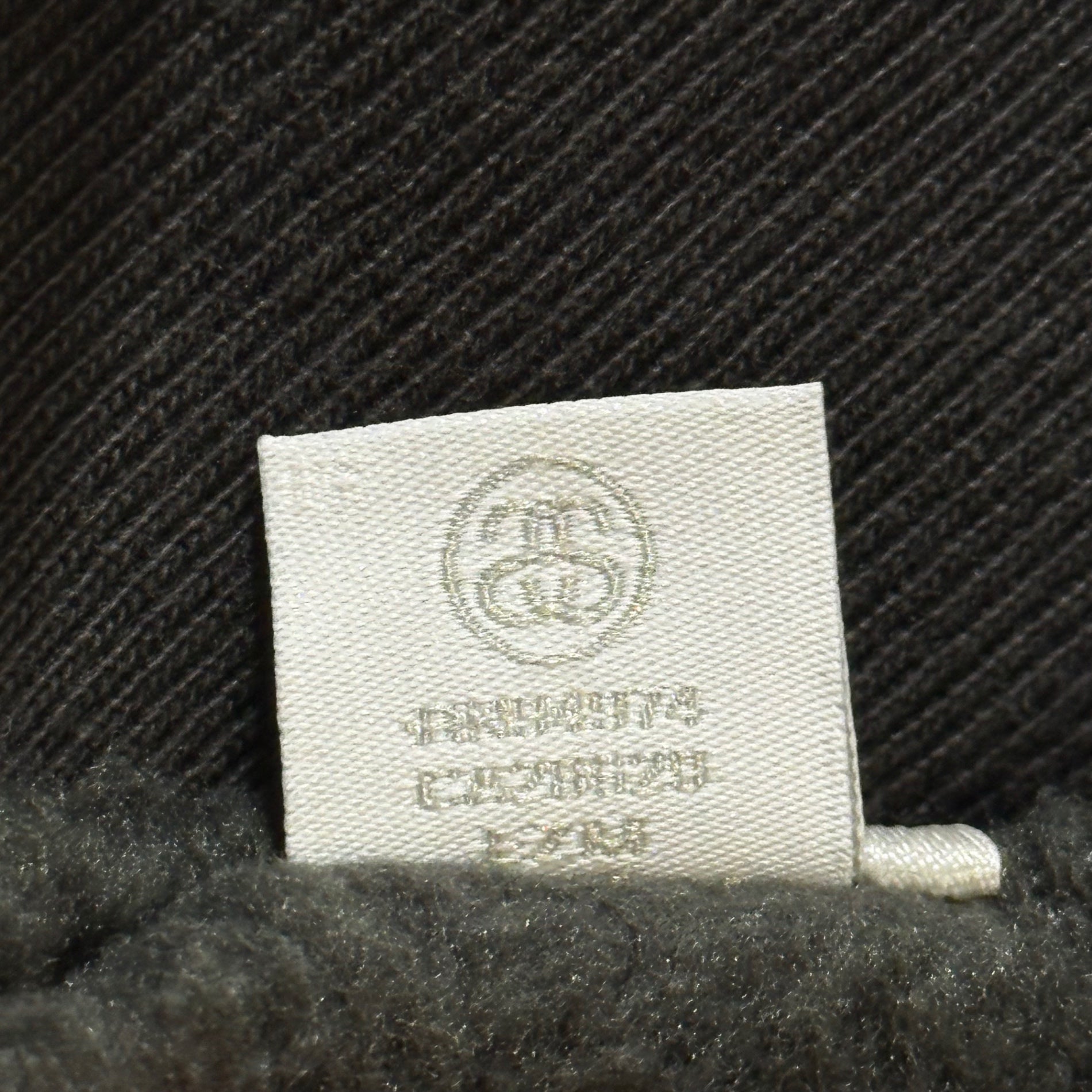 STUSSY(ステューシー) Overlock Varsity Raglan Sweatshirt オーバーロック ヴァーシティ ラグラン スウェット M ブラック 15.8oz
