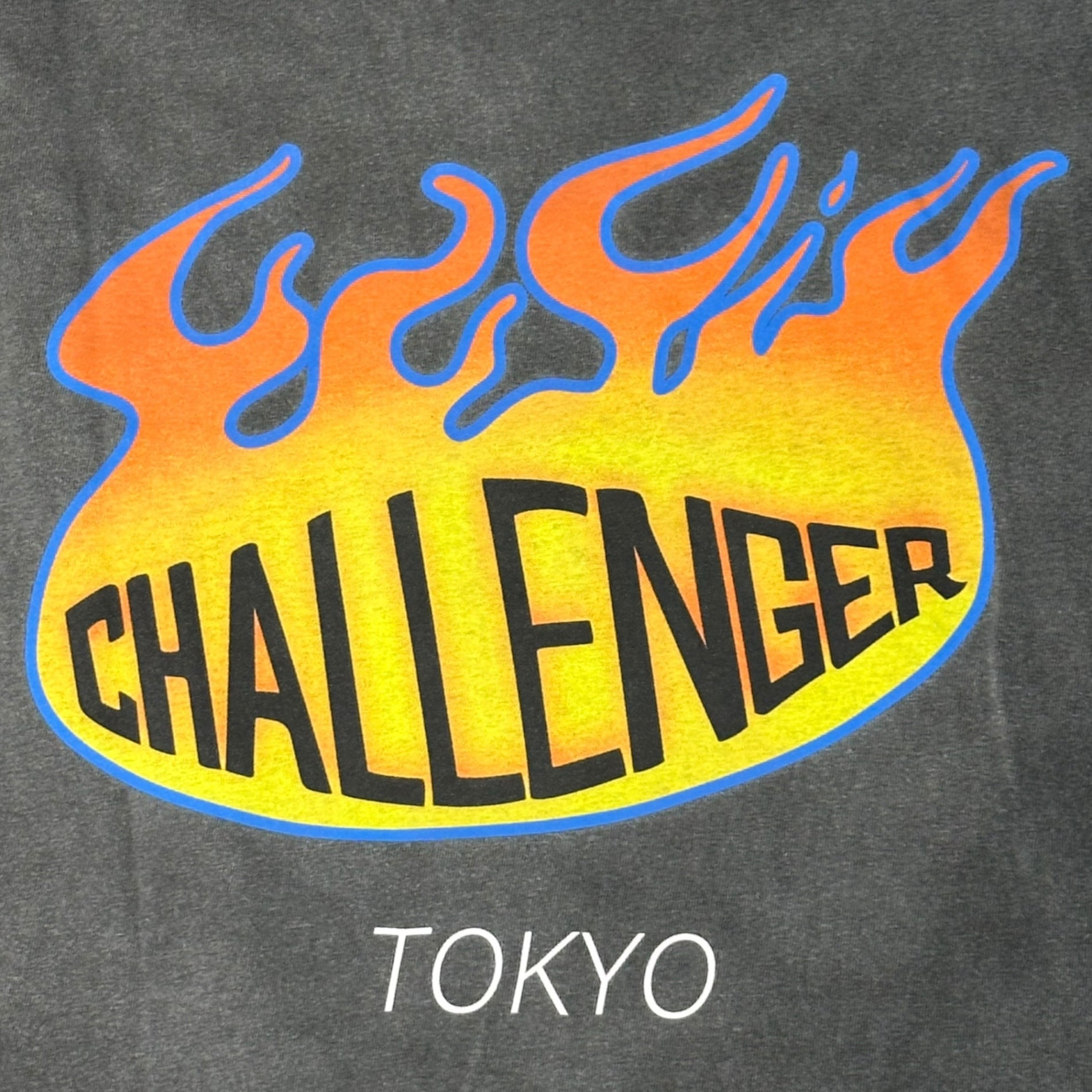 CHALLENGER(チャレンジャー) L/S FIREBALL TEE 長袖 ファイヤーボールＴシャツ CLG-TS 021-053 XL ブラック