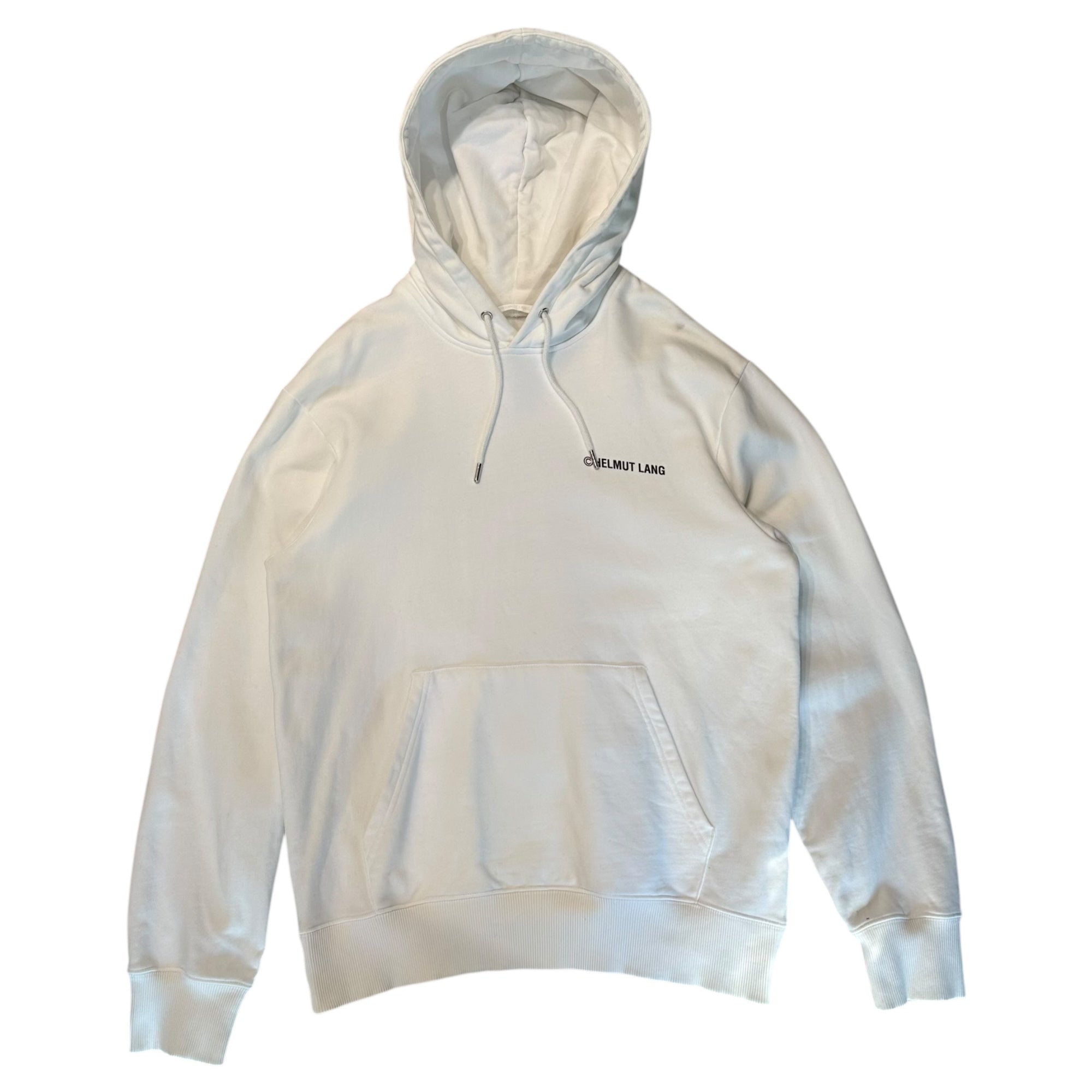 HELMUT LANG(ヘルムートラング) Limited Edition Sweatshirt Hoodie リミテッド エディション プルオーバー パーカー 16-8301108-000-906 L ホワイト