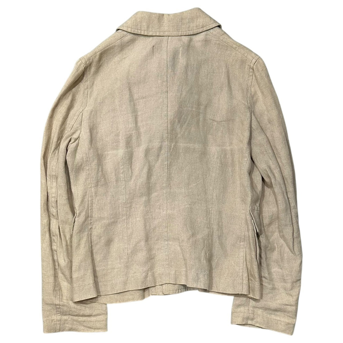 robe de chambre COMME des GARCONS(ローブドシャンブルコムデギャルソン) 2002SS 4-Button Linen Jacket 4 ボタン リネン ジャケット RE-J033 M ベージュ AD2001 00s アーカイブ